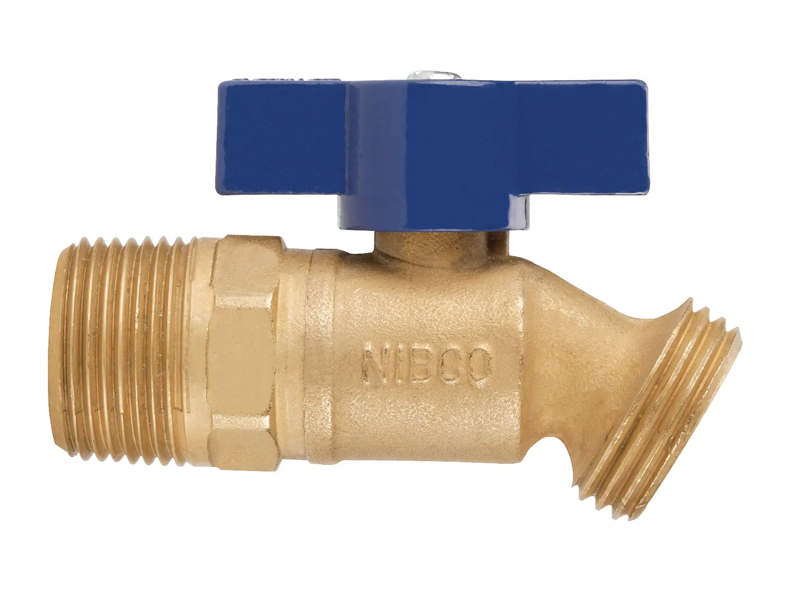 NIBCO NB52AH8, 3/4 in. Hose Bibb Quarter Turn, No-Kink, Male or Cup to Hose QT54X