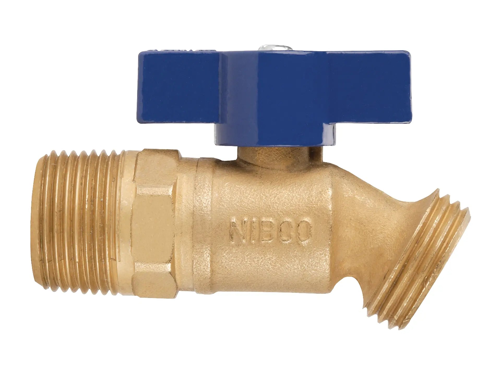 NIBCO NB52AH8, 3/4 in. Hose Bibb Quarter Turn, No-Kink, Male or Cup to Hose QT54X