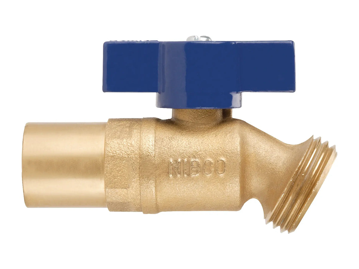 NIBCO NB52DH8, 3/4 in. Hose Bibb Quarter Turn, No-Kink QT57X