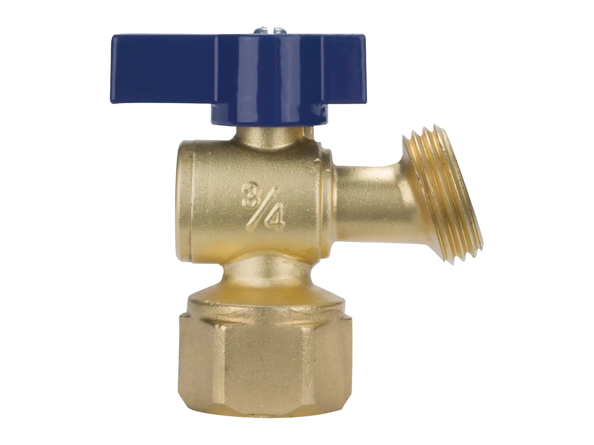 NIBCO NB64JH6, 1/2 in. Boiler Drain Quarter-Turn, FIP to Hose QT73X