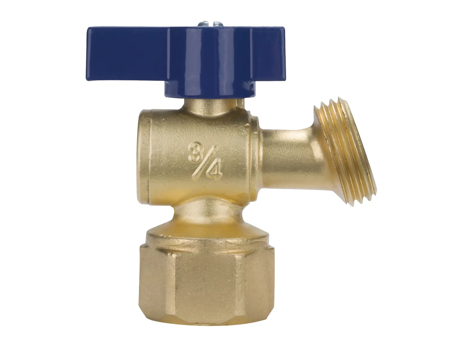 NIBCO NB64JH8, 3/4 in. Boiler Drain Quarter-Turn, FIP to Hose QT73X