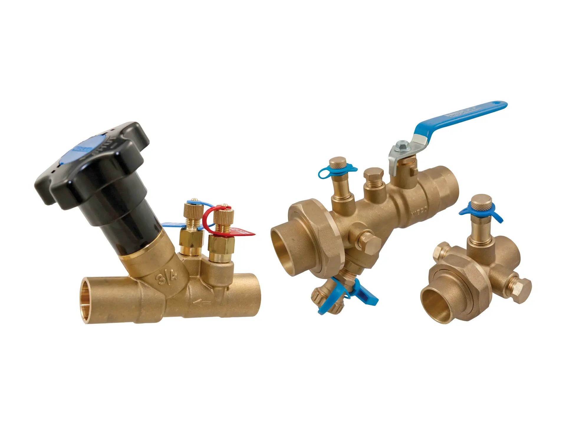 NIBCO NCC2S00A, 1 in. FLO-BOSS Coil-Connect Kit Solder, Manual Balancing, Strainer Valve NCC2S