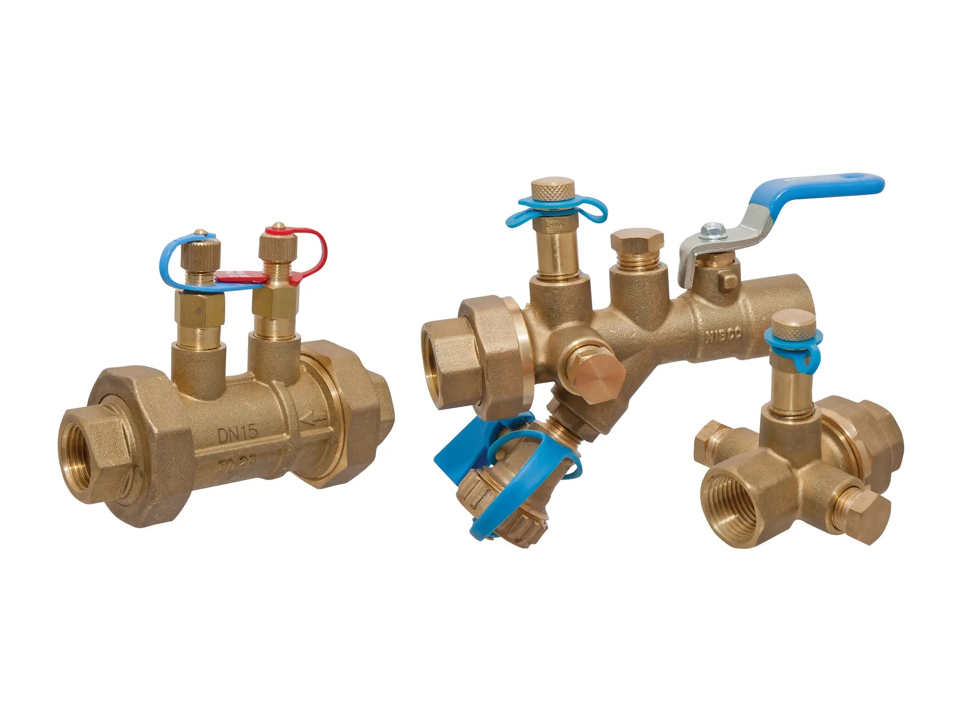 NIBCO NCC4T008, 3/4in. FLO-BOSS Coil-Connect Kit Threaded, Automatic Balancing, Strainer Valve NCC4T