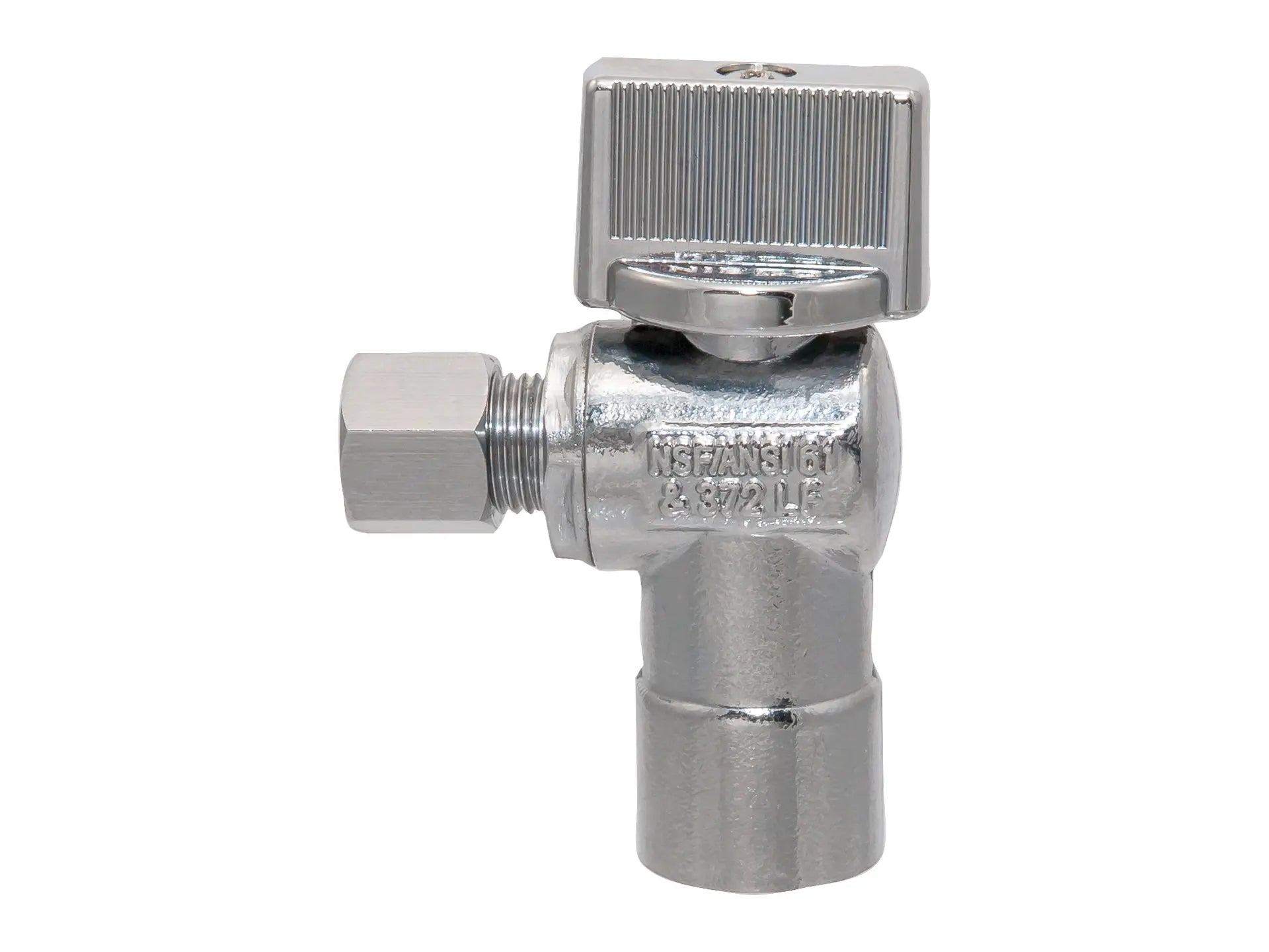 NIBCO ND612L65, 1/2 in. x 1/4 in. O.D. Supply Stop Valve Lead-Free