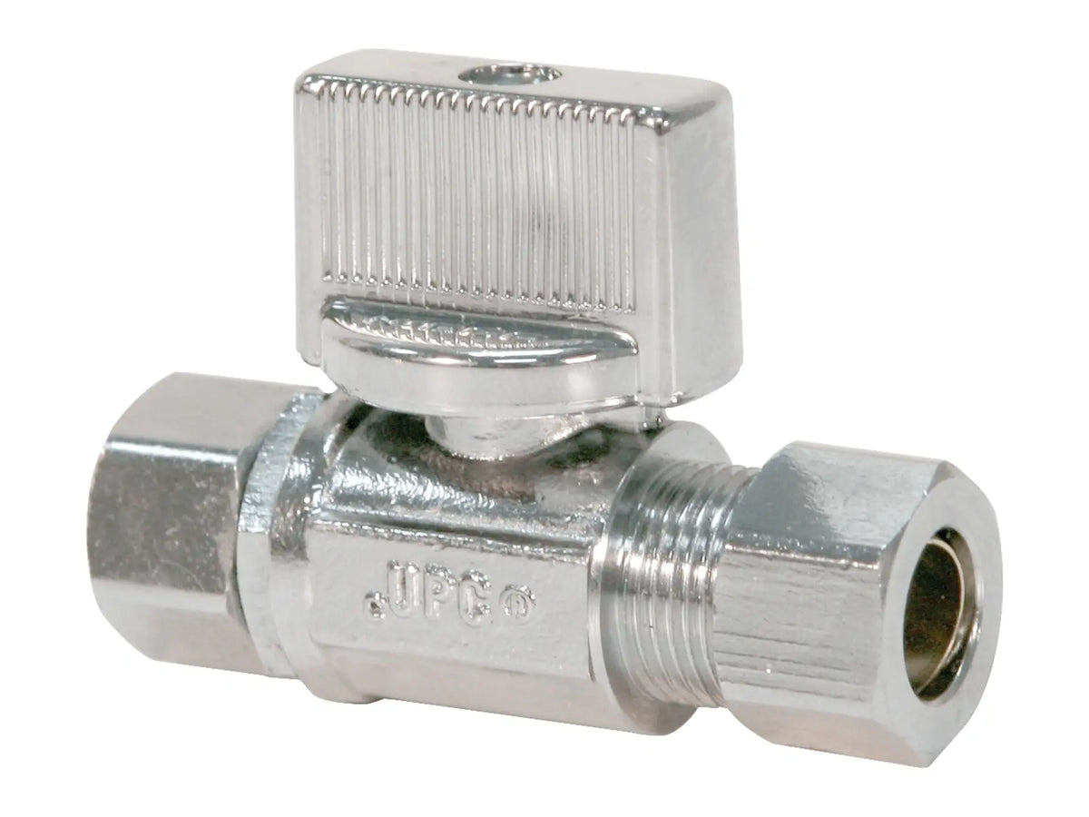 NIBCO ND613L5, 3/8 in. O.D. x 3/8 in. O.D. Supply Stop Valve Lead-Free