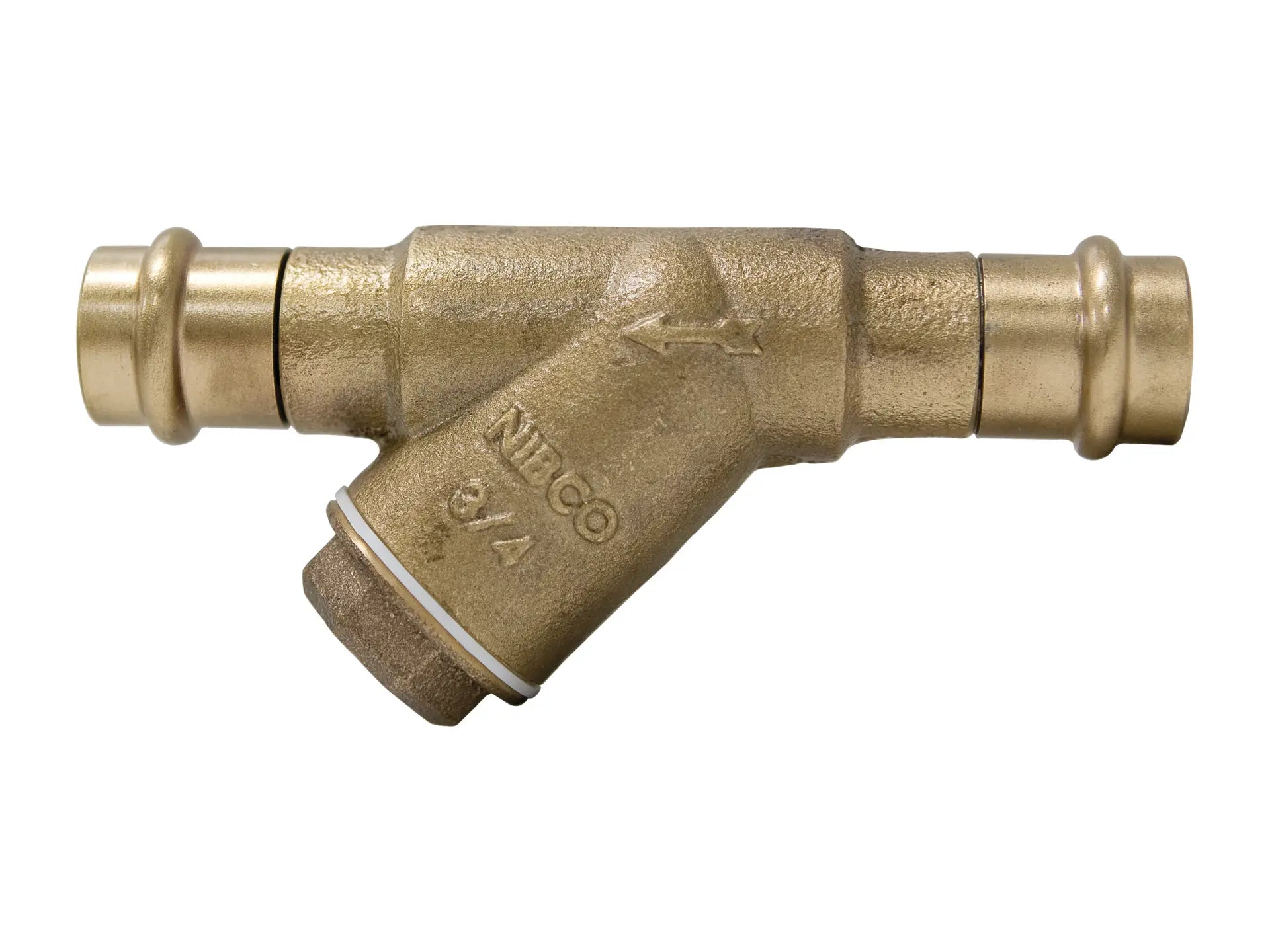 NIBCO NF2QB0C, 1-1/2in. x 1-1/2in. Strainer Bronze, Wire Mesh Screen, Solid Cap