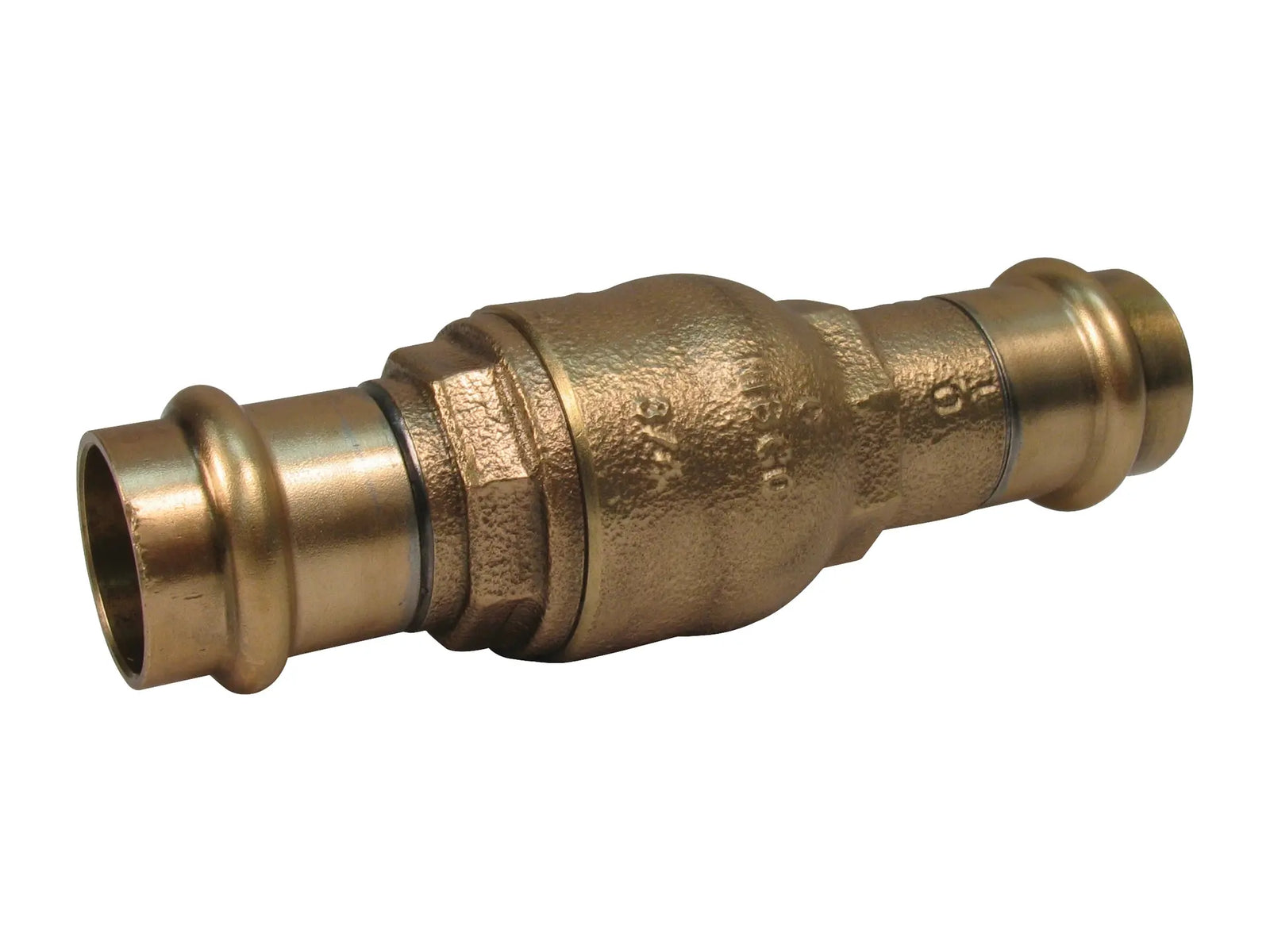 NIBCO NF7Q00D, 2 in. x 2 in. Ring Check In-line Lift Check Valve Bronze, 200 PSI PF-480-Y