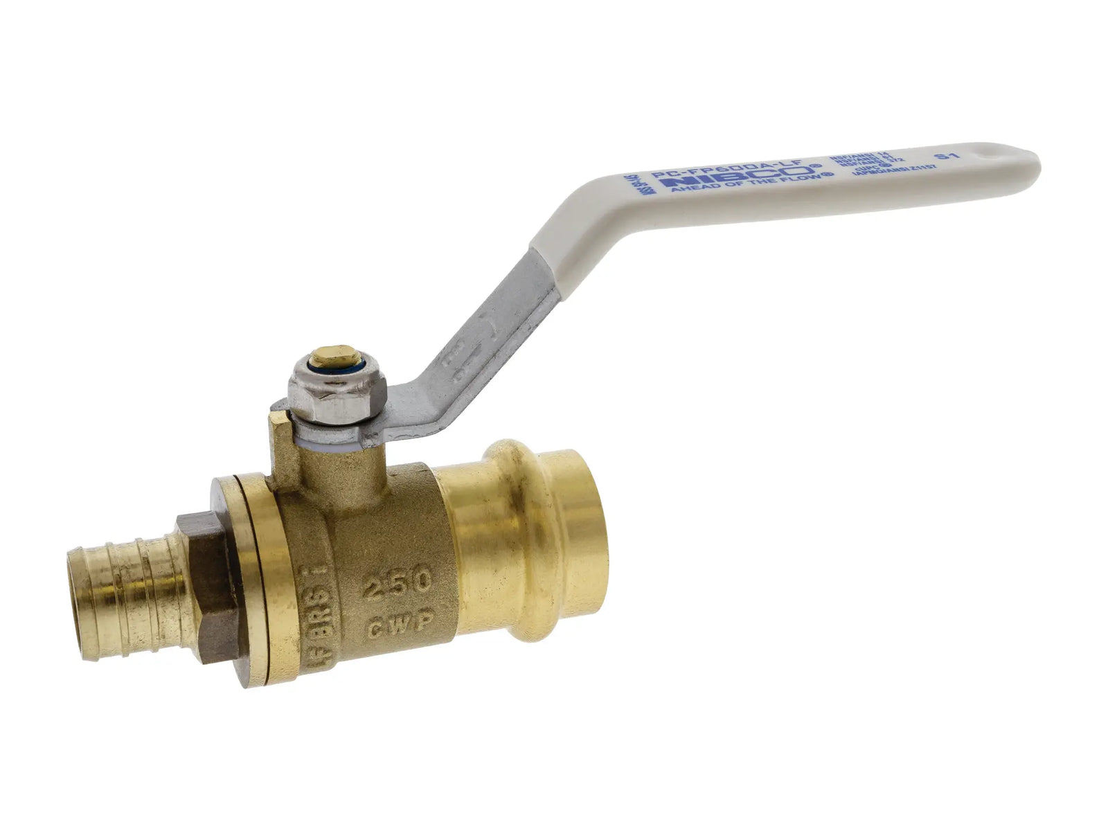 NIBCO NF99PCC, 1-1/2 in. Ball Valve LF, Full Port, 250 PSI PC-PX-FP-600A-LF