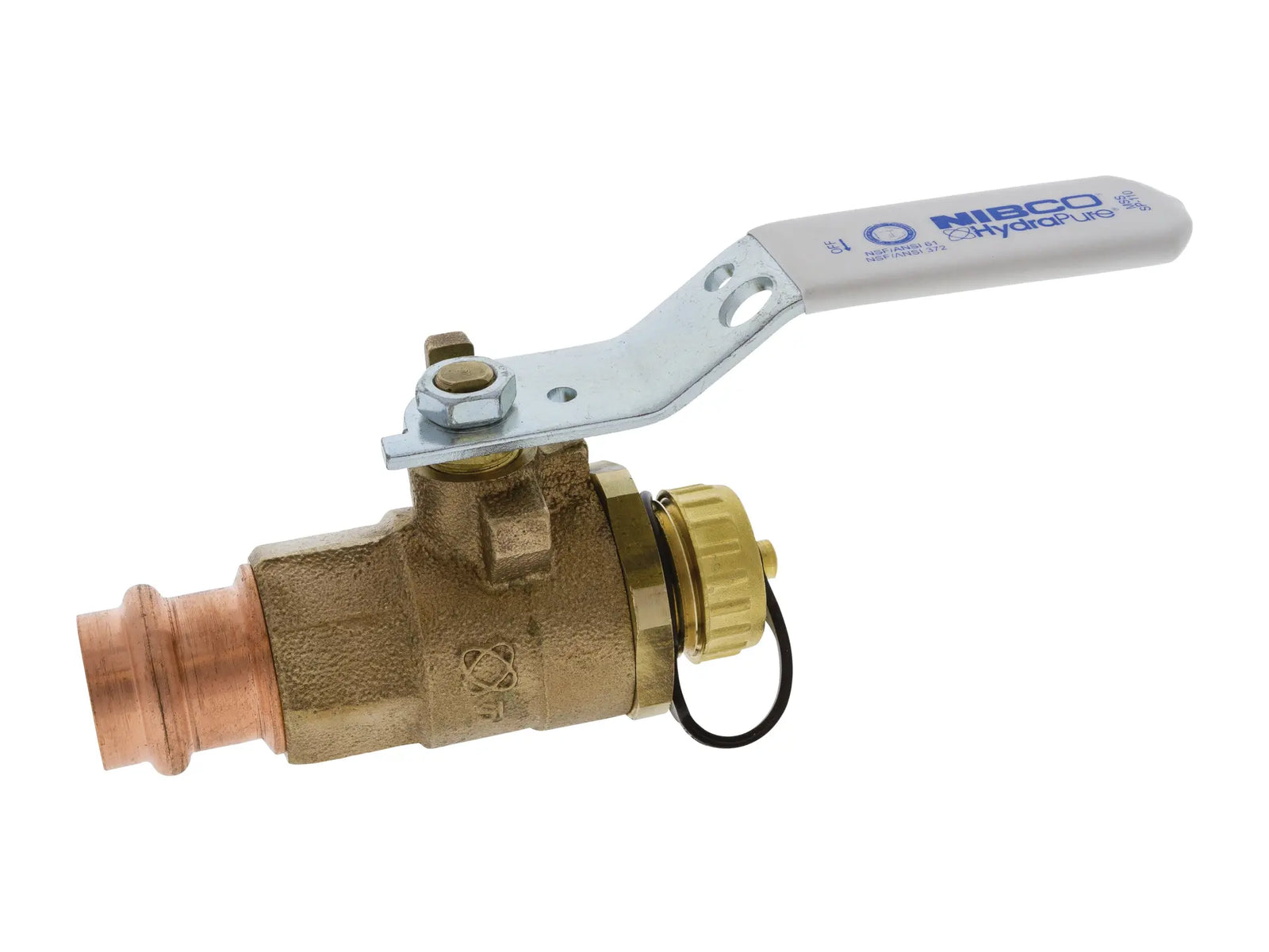 NIBCO NFB843X6, 1/2 in. x 1/2 in. Ball Valve Lead-Free