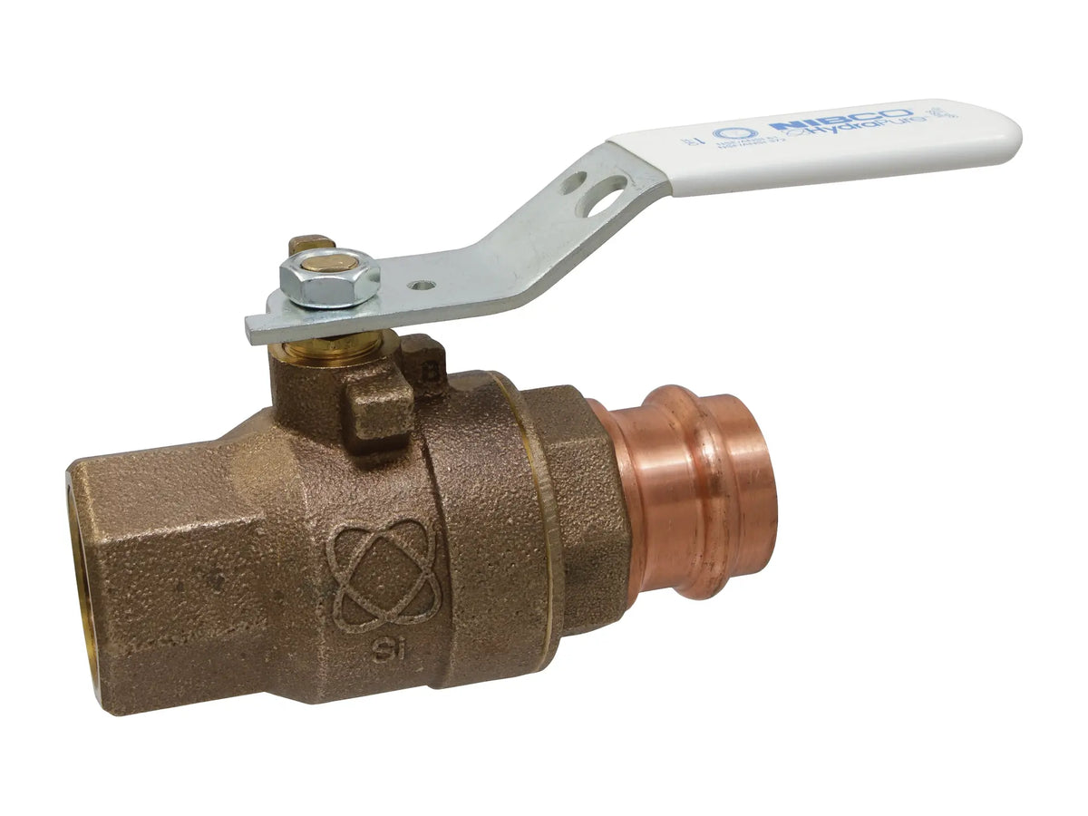 NIBCO NFB850XA, 1 in. x 1 in. Ball Valve Lead-Free