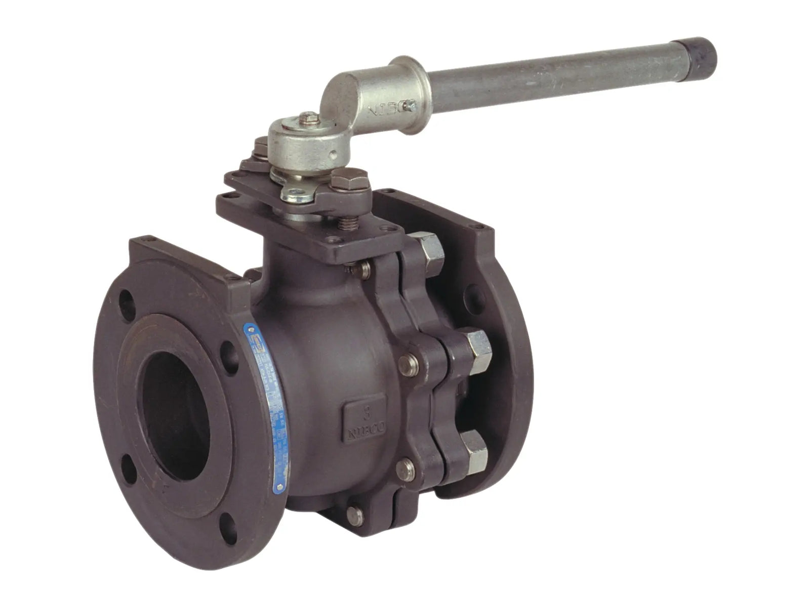 NIBCO NG306FM, 10 in. Split-body Carbon Steel Ball Valve Full Port, Class 150 F-515-CS-F-66-FS