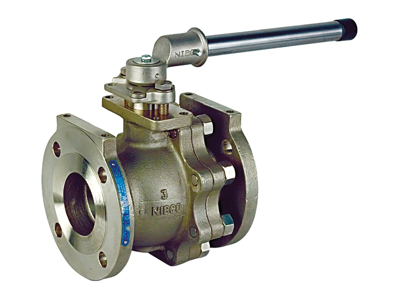 NIBCO NG308GH, 4 in. Split-body Stainless Steel Ball Valve Full Port, Class 150 F-515-S6-F-66-FS