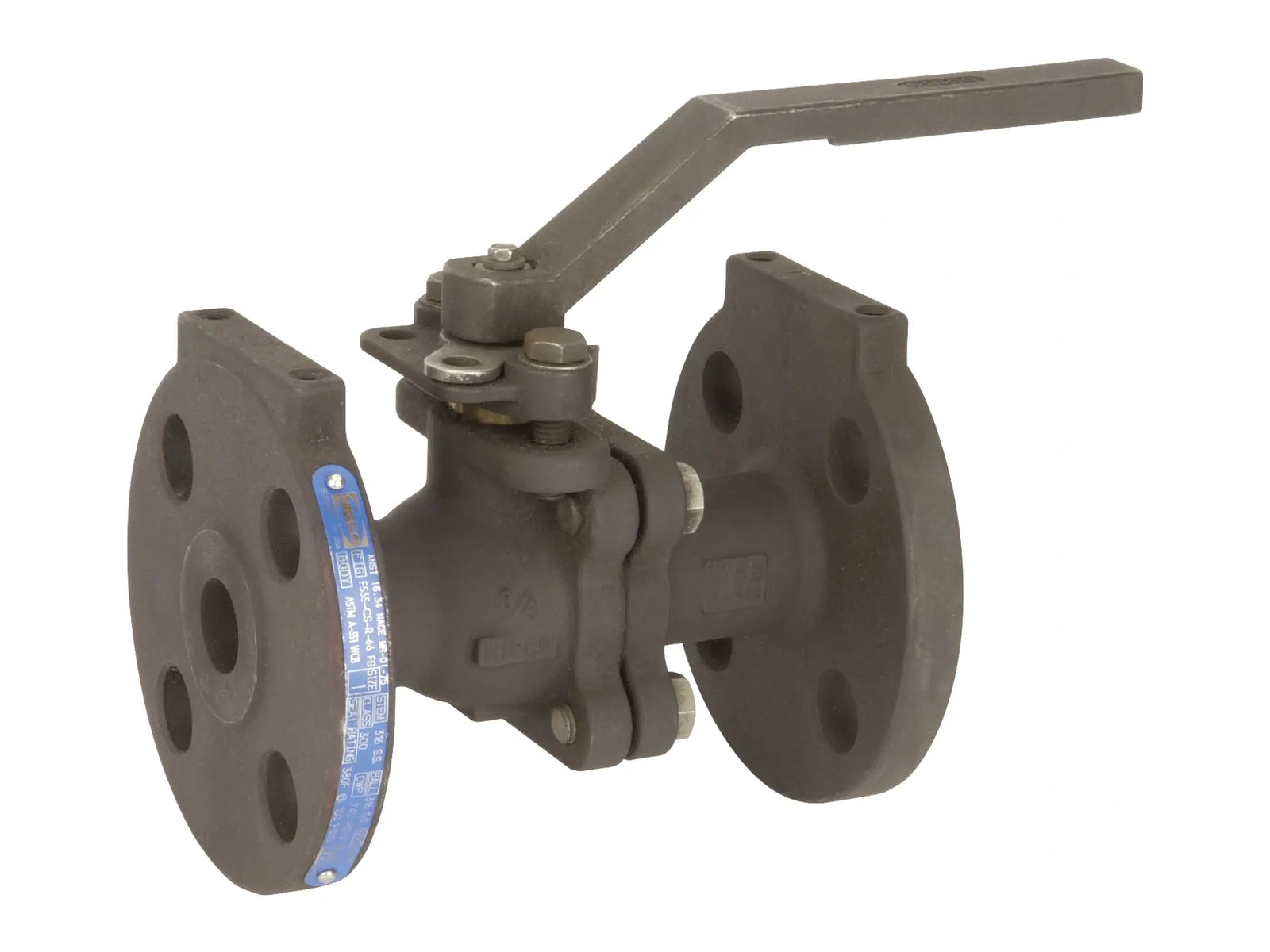NIBCO NG316FM, 10 in. Split-body Carbon Steel Ball Valve Class 300, Full Port F-535-CS-F-66-FS