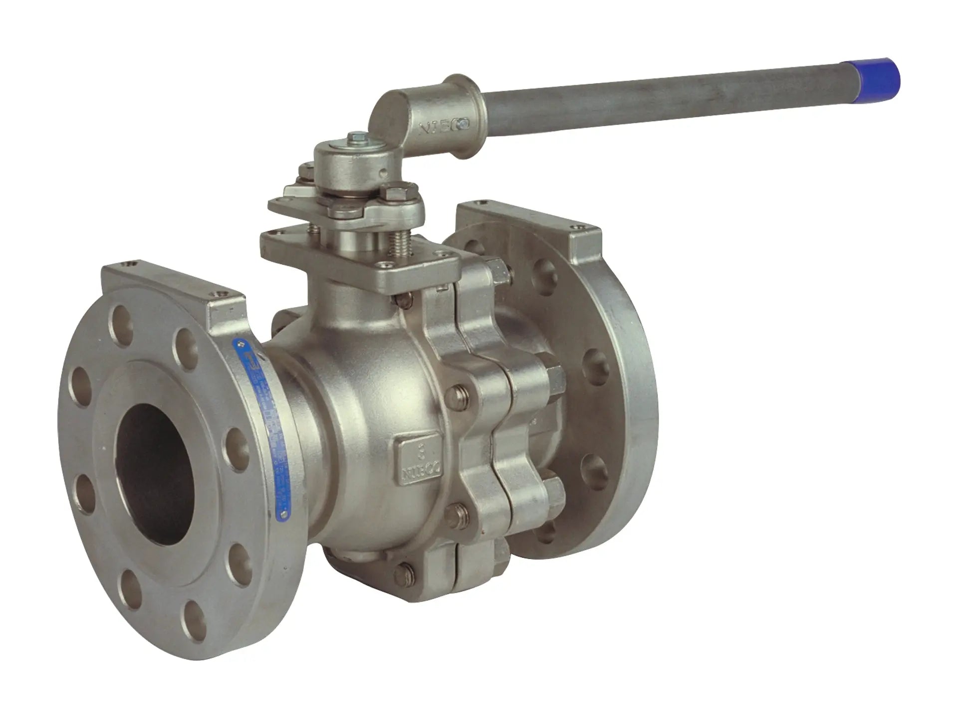NIBCO NG318GK, 6 in. Split-body Stainless Steel Ball Valve Fire Safe, Class 300 F-535-S6-F-66-FS