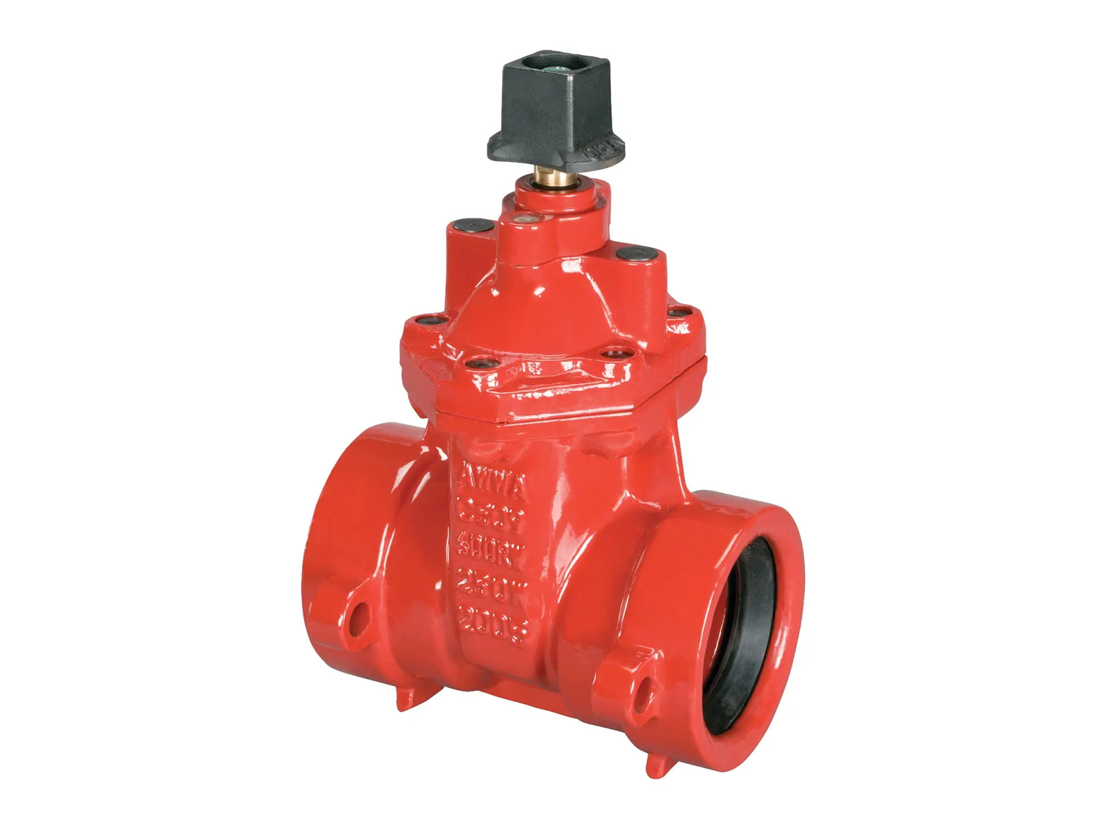 NIBCO NHAC22M, 10 in. Gate Valve Ductile Iron, Irrigation, PVC Ends PCR-619-RW