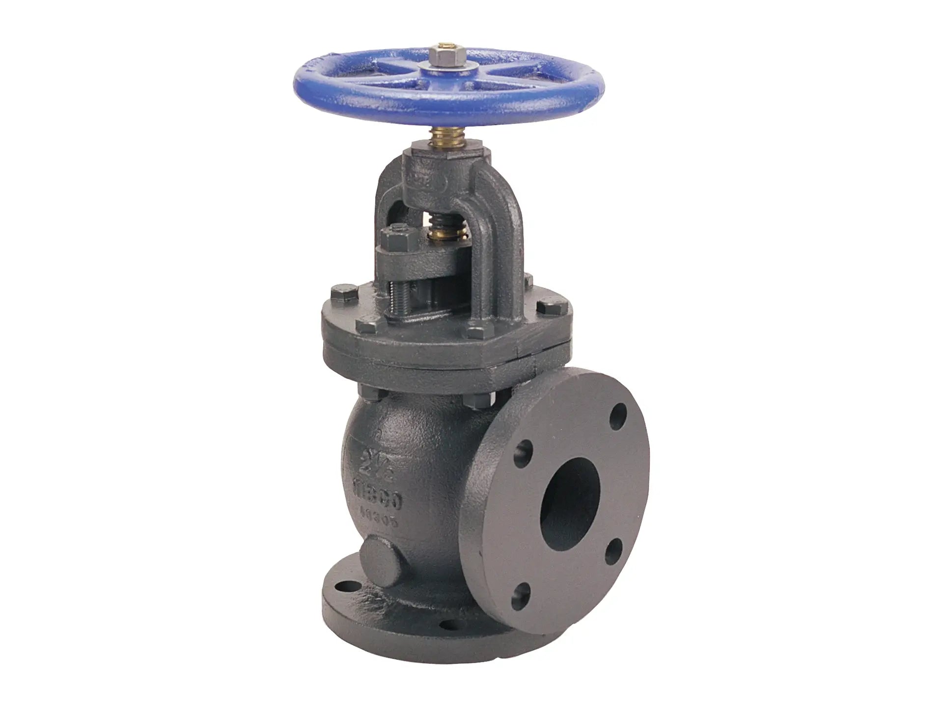 NIBCO NHD30JH, 4 in. Angle Valve , Cast Iron, Class 125, Bronze Trim F-818-N