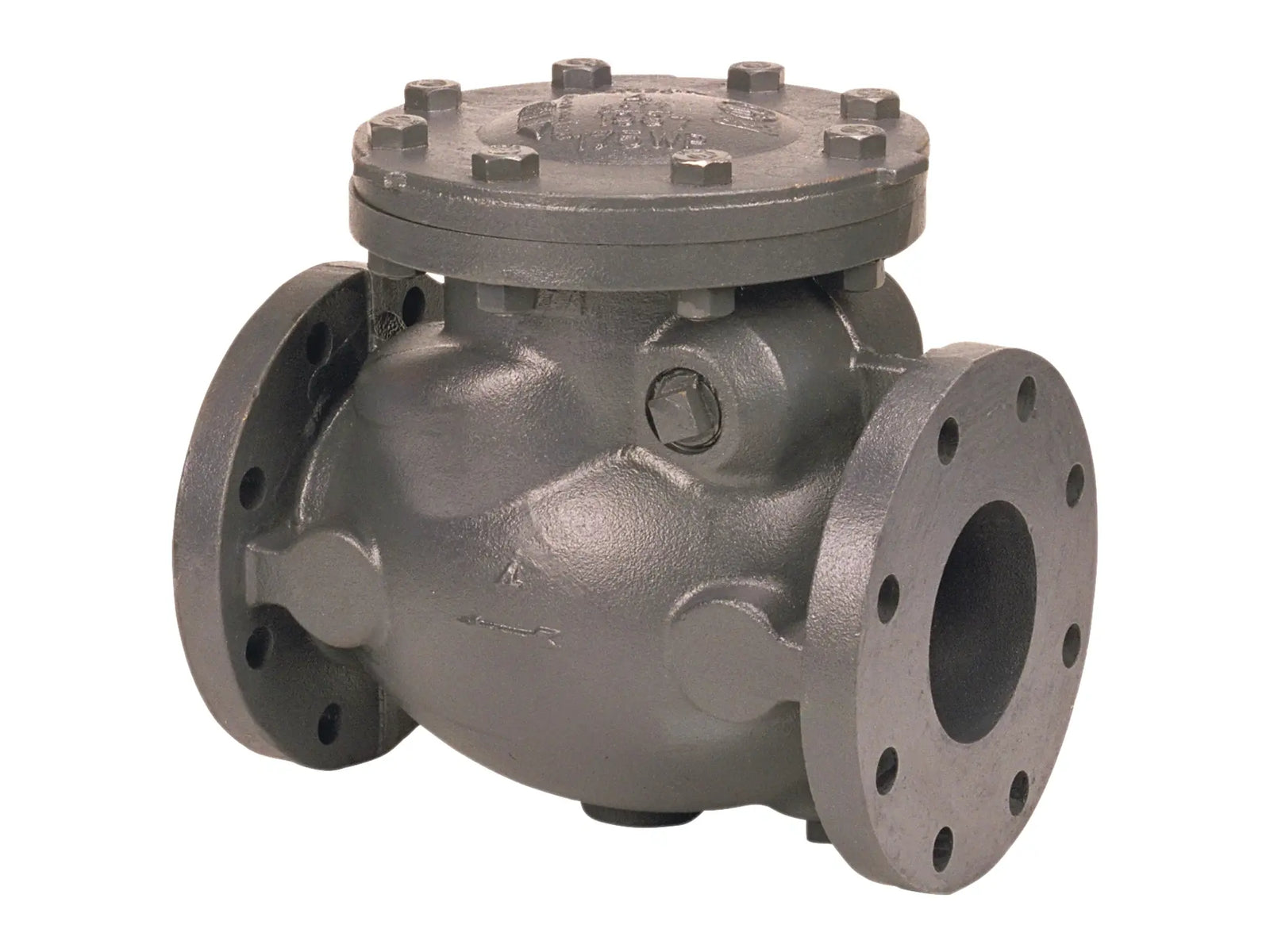 NIBCO NHDX00J, 5 in. Check Valve Iron, Fire Protection, Horizontal Swing F-908-W