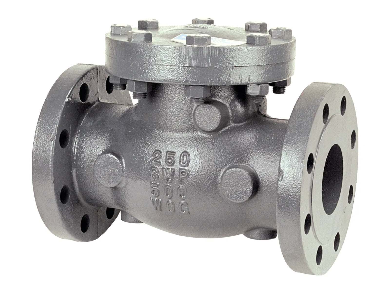 NIBCO NHET00E, 2-1/2 in. Check Valve Iron, Swing, Class 250 F-968-B