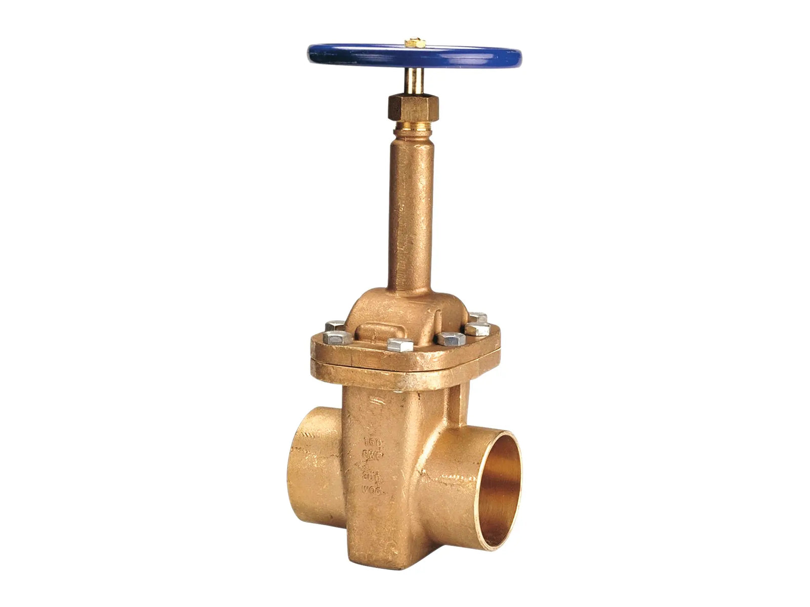NIBCO NJ1MW0H, 4 in. Gate Valve Bronze, Rising Stem, Bolted Bonnet, Solder S-134-X