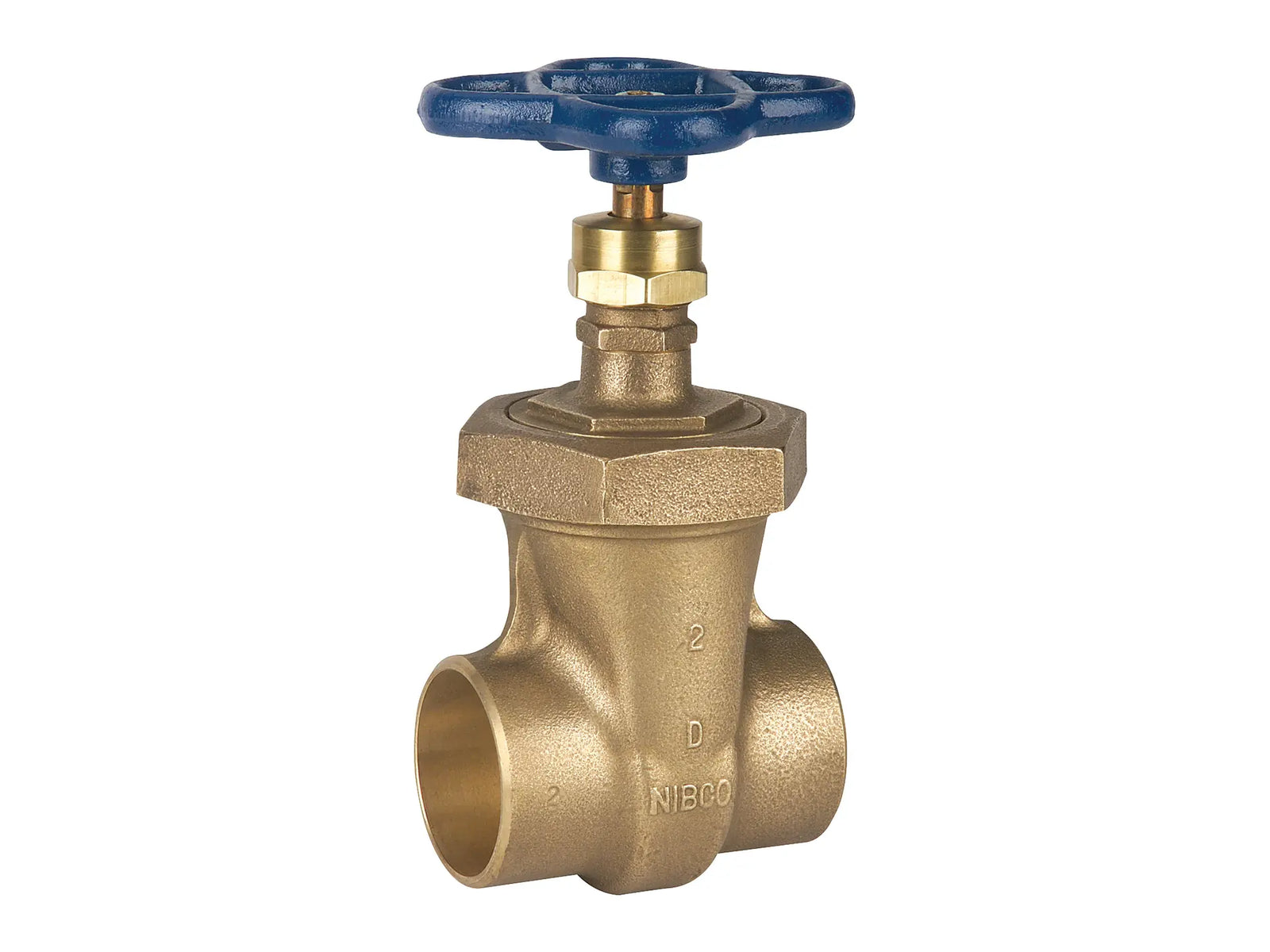NIBCO NJ1T008, 3/4 in. Gate Valve Bronze, Non-Rising Stem, Union Bonnet, Solder S-136