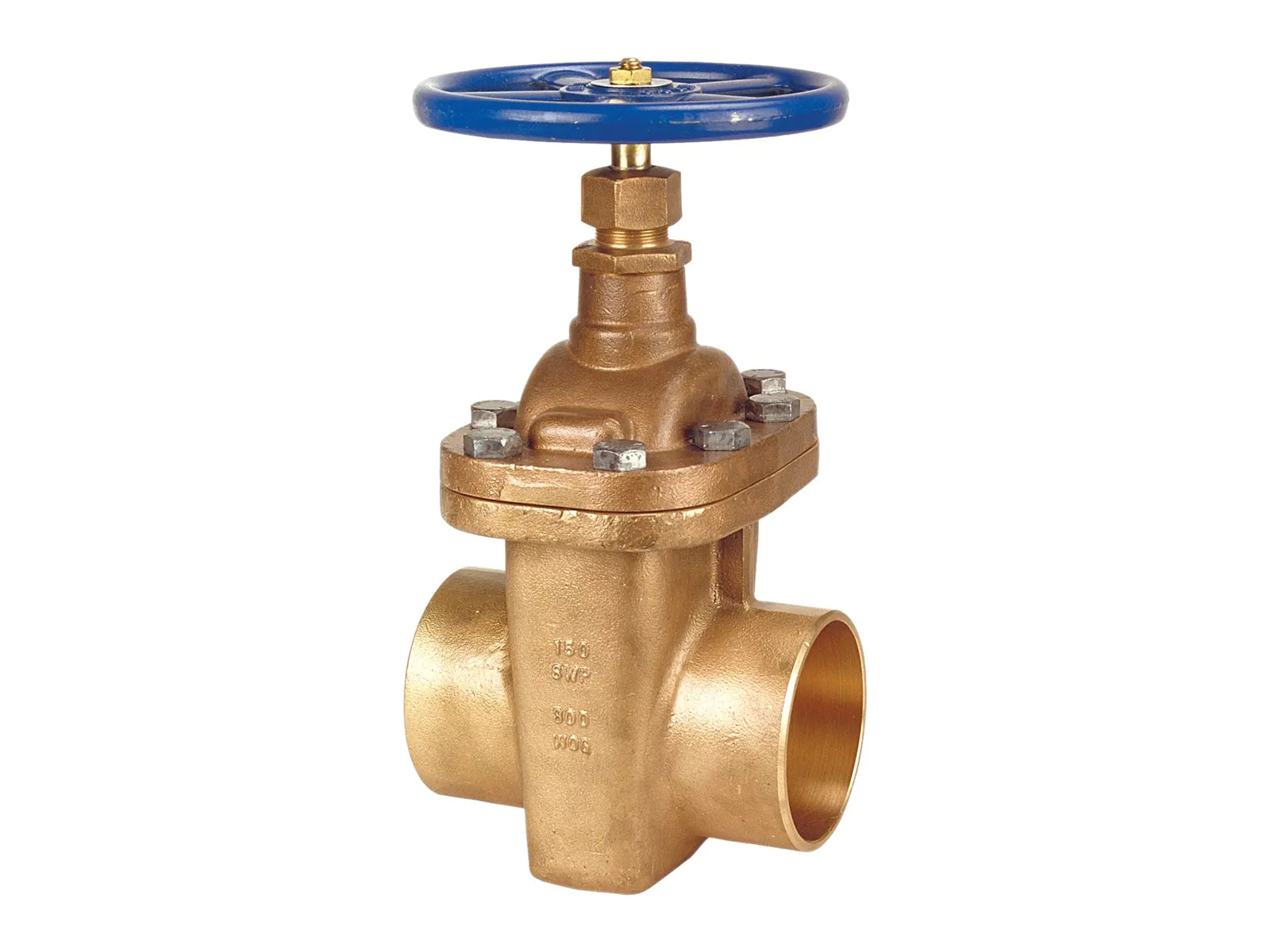 NIBCO NJ1T00H, 4 in. Gate Valve Bronze, Non-rising Stem, Bolted Bonnet, Threaded S-136
