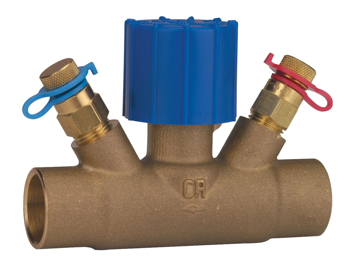 NIBCO NJ1W006, 1/2 in. Balancing Valve Mini, Globe, Solder Ends S-1709