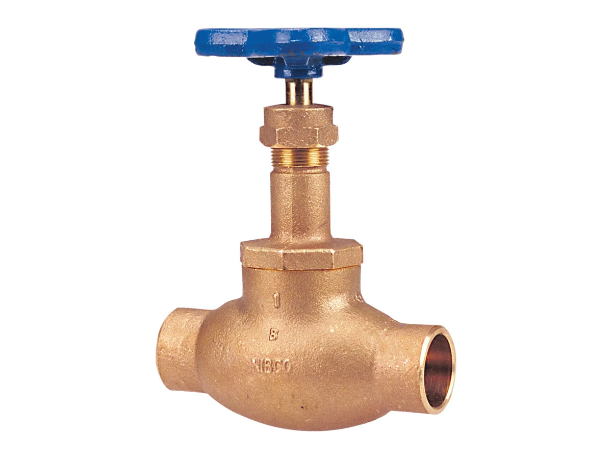 NIBCO NJ2KW06, 1/2 in. Globe Valve Bronze, PTFE Disc, Solder Ends S-211-Y-X