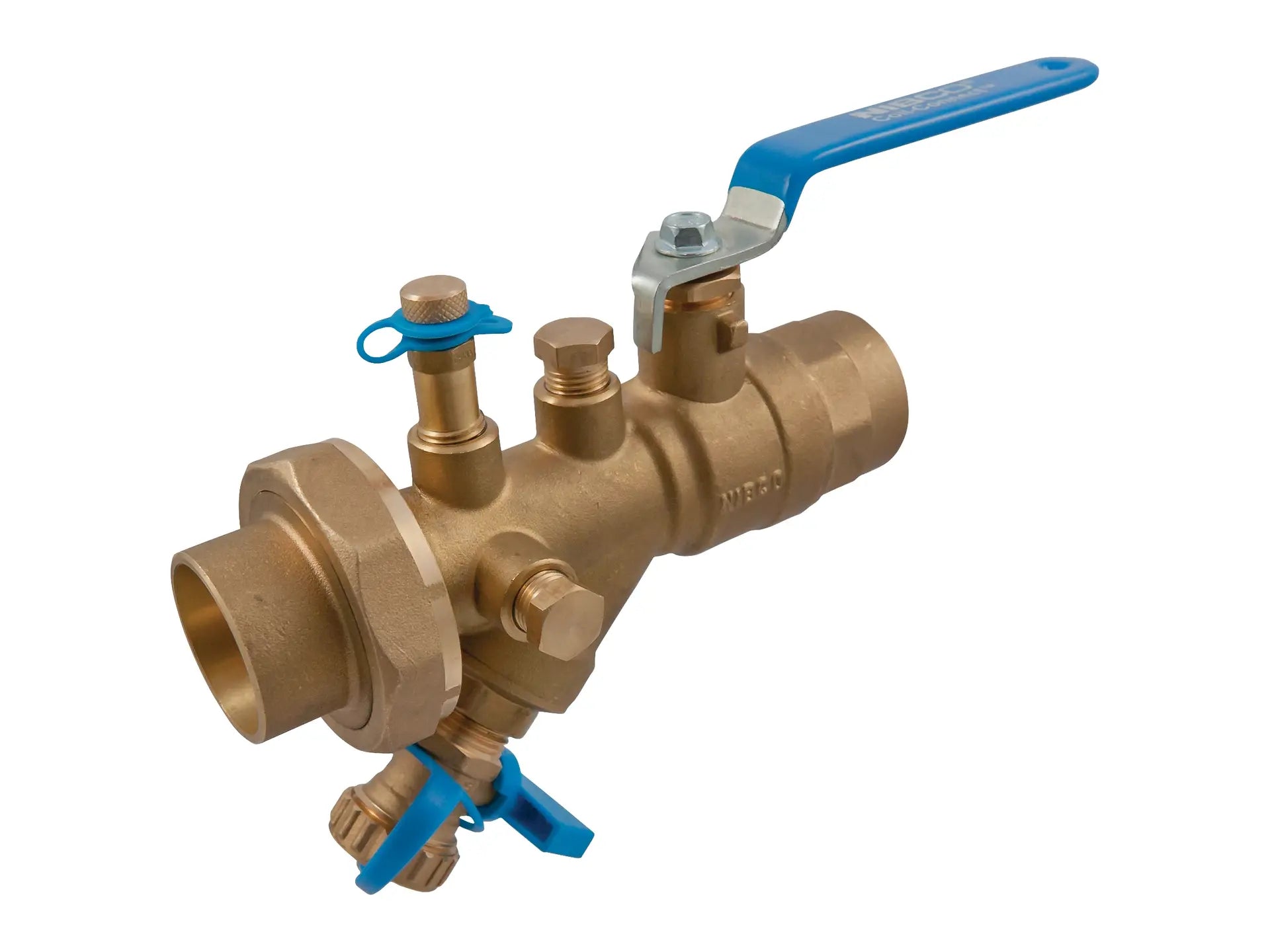 NIBCO NJ3X20C, 1-1/2in. Combination Ball Valve Solder Ends, w/Union, Integral Strainer
