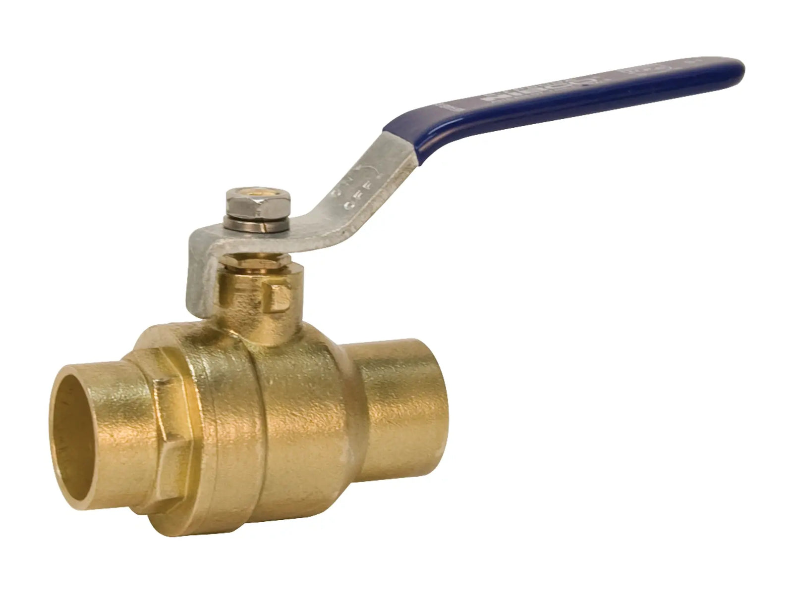 NIBCO NJ99836, 1/2 in. Ball Valve Brass, Two-Piece, Full Port, C x C S-FP-600A