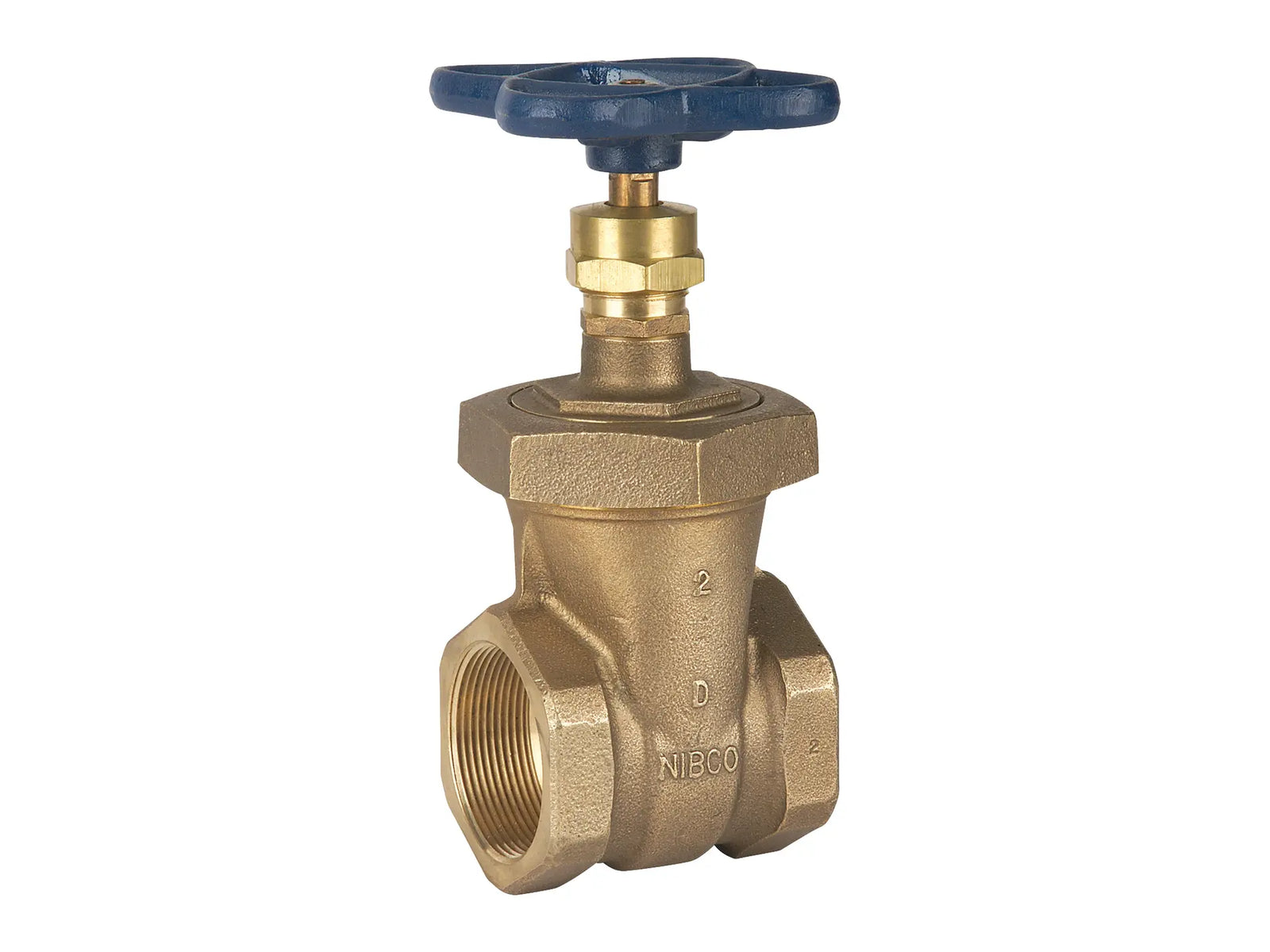 NIBCO NL1T006, 1/2 in. Gate Valve Bronze, Non-Rising Stem, Union Bonnet, Threaded T-136
