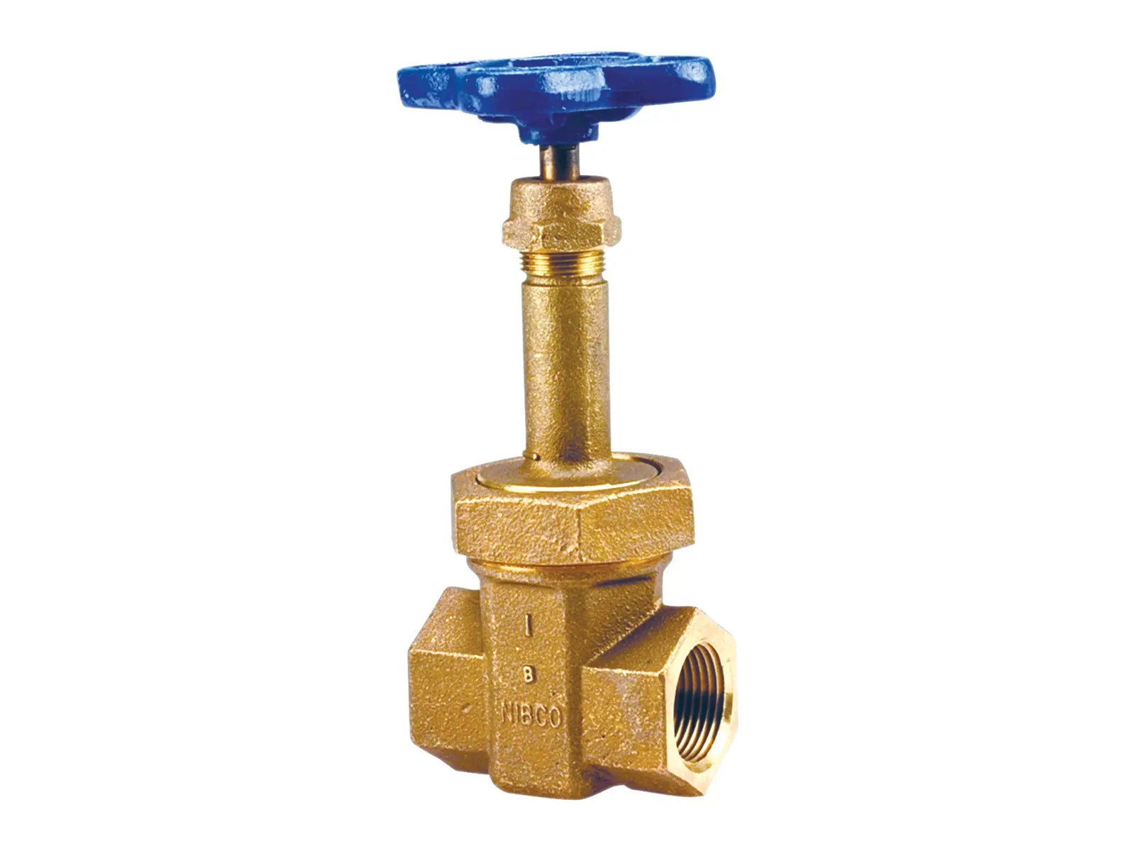 NIBCO NL2H008, 3/4in. Gate Valve Bronze, Class 300, Block Pattern, Copper Nickel Alloy Wedge T-174-A