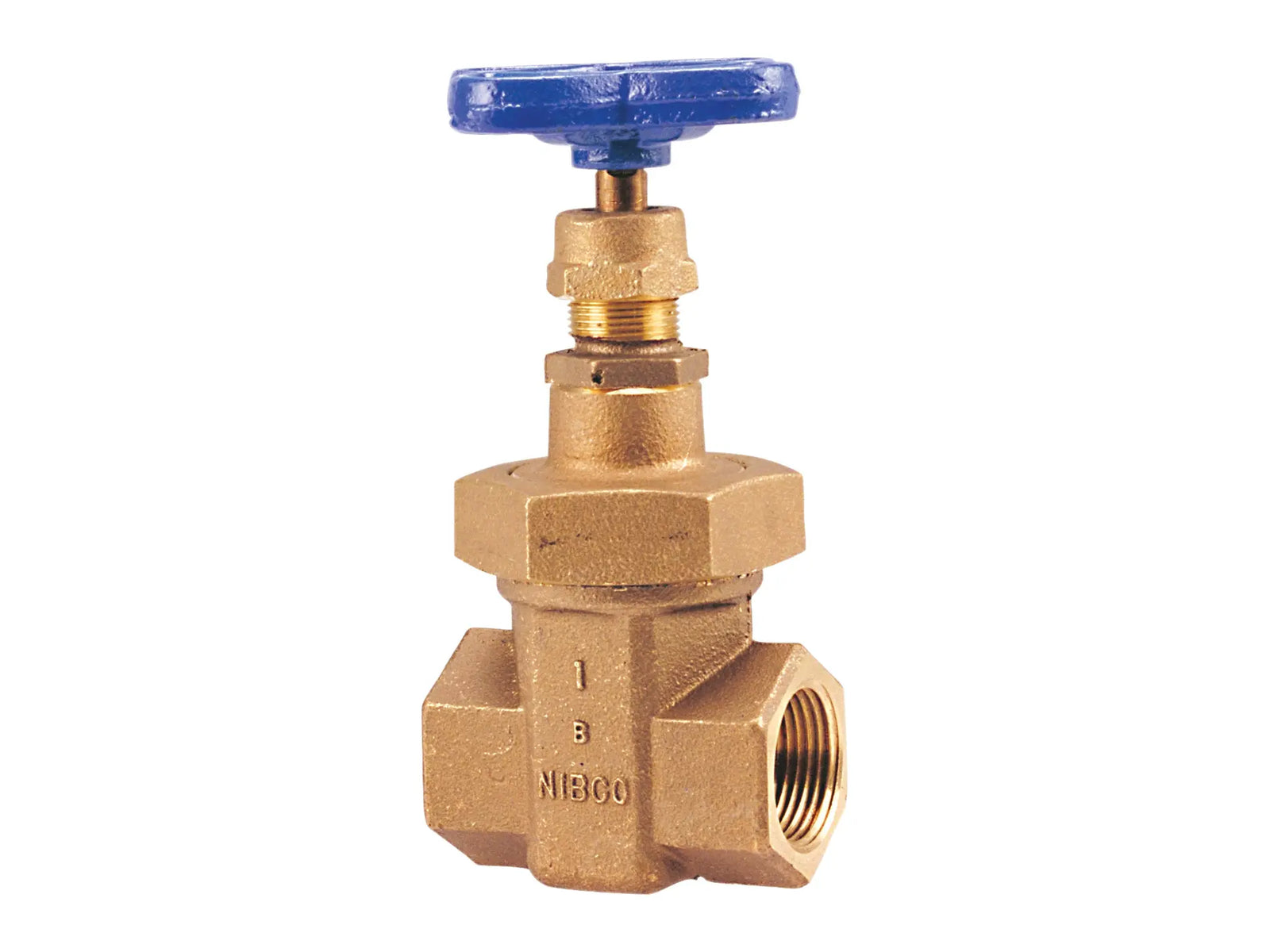 NIBCO NL2IS06, 1/2in. Gate Valve Bronze, Non-rising Stem, Stainless Steel Wedge, Threaded T-176-SS