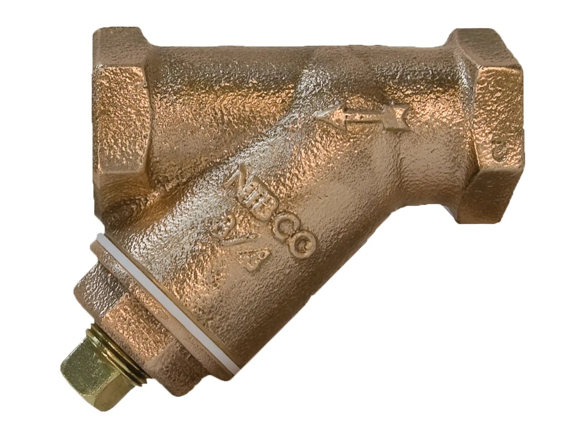 NIBCO NL2QA0B, 1-1/4 in. Strainer Bronze, Wire Mesh Screen, Threaded Ends T-221-A