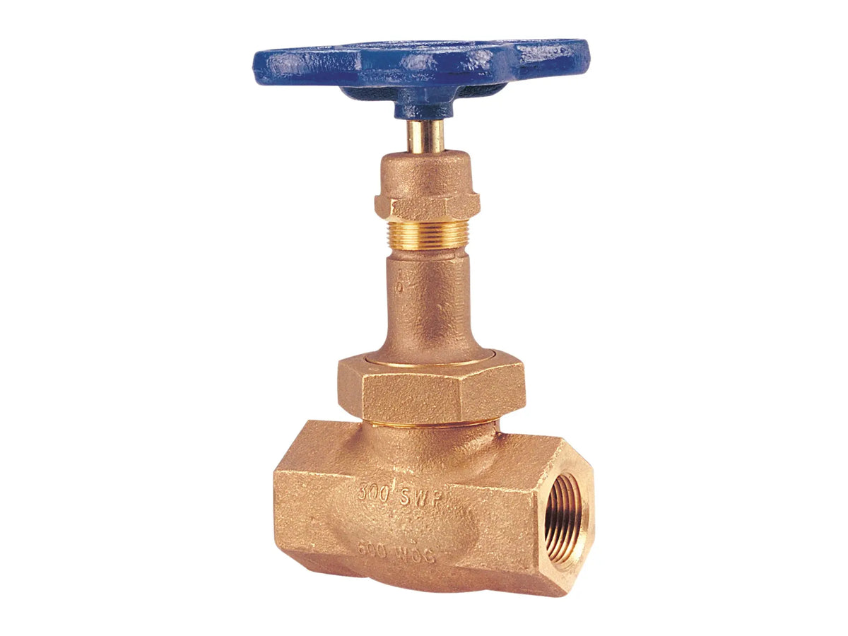 NIBCO NL3X00E, 2-1/2 in. Globe Valve Bronze, Class 300, PTFE Disc T-275-Y