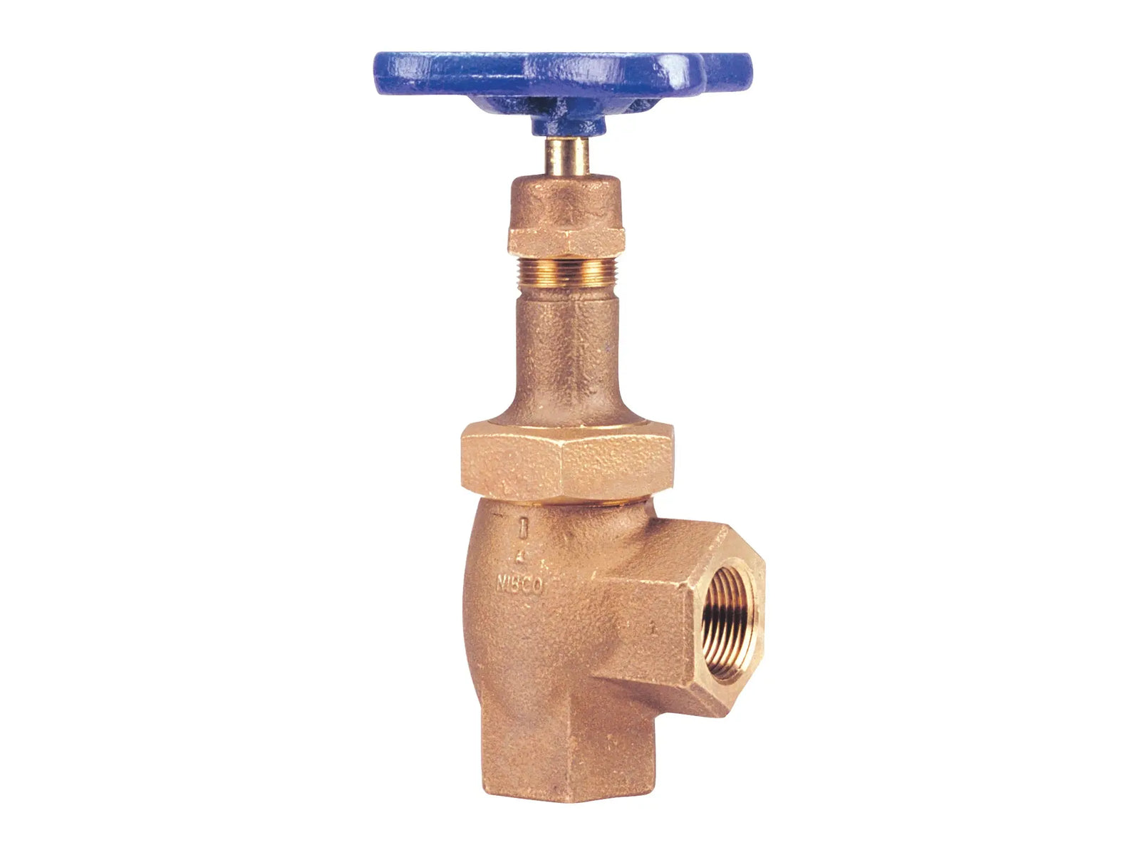 NIBCO NL6500F, 3 in. Angle Valve Bronze, Class 300, PTFE Disc T-375-Y