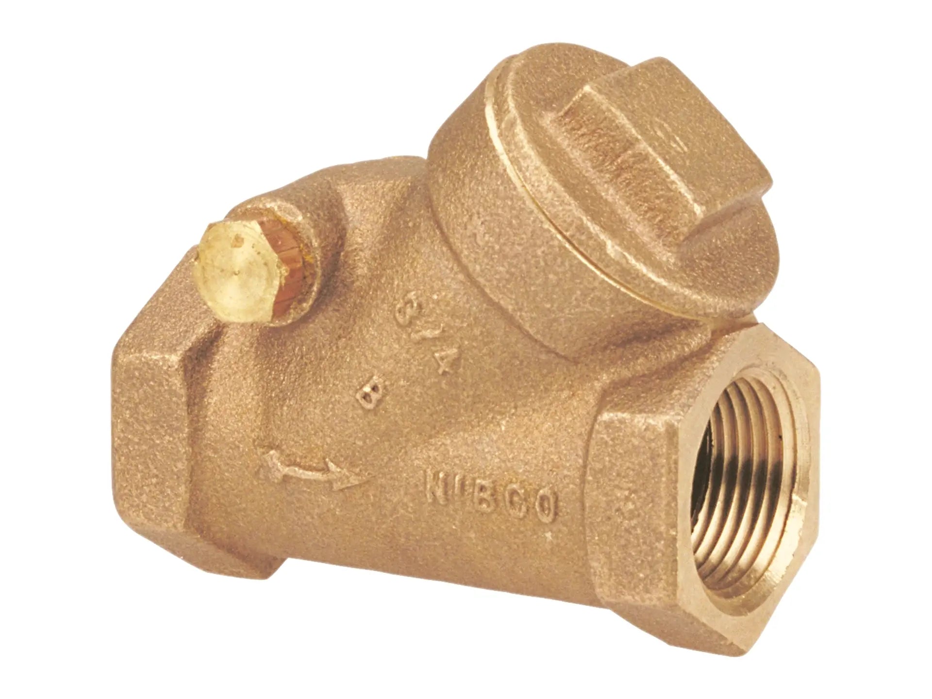NIBCO NL7E00B, 1-1/4 in. Check Valve Bronze, Fire Protection, Buna-N KT-403-W