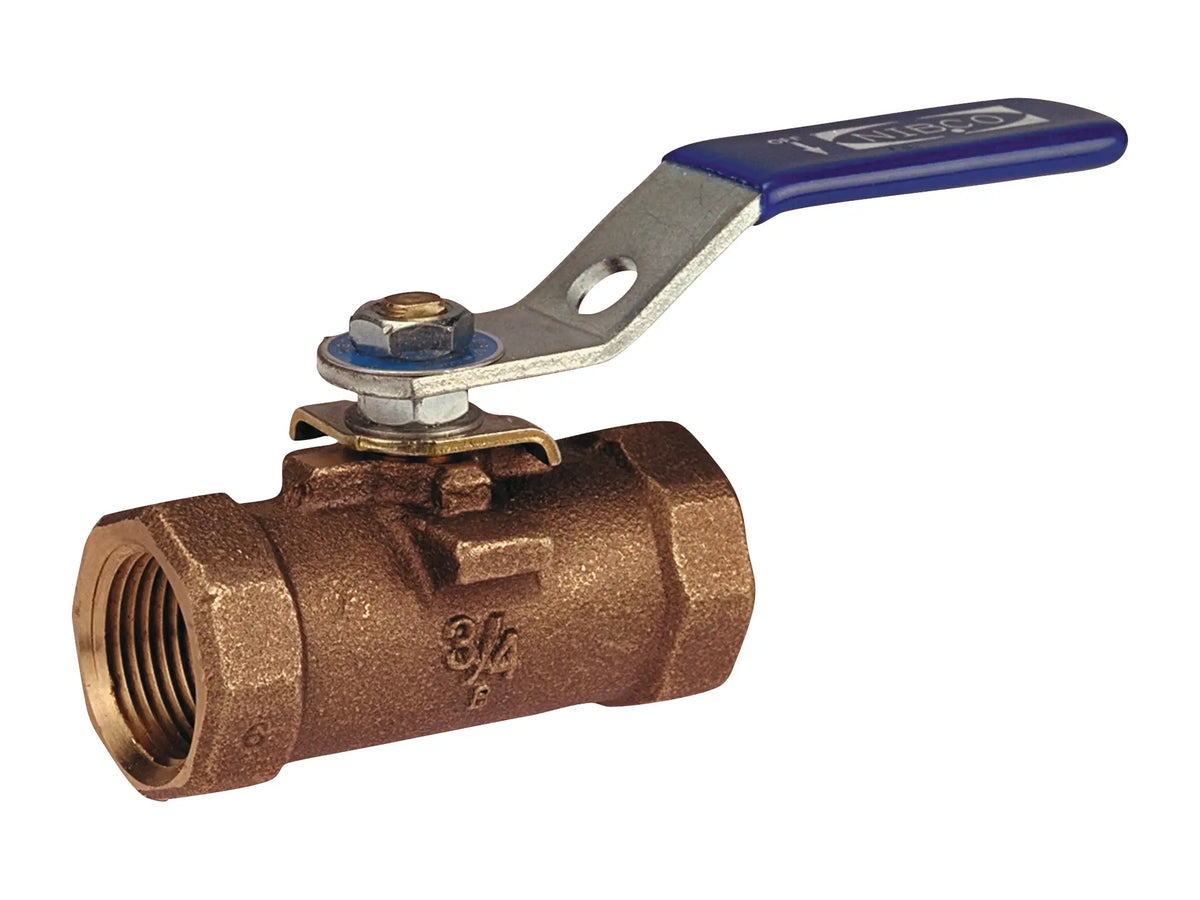 NIBCO NL940VA, 1 in. One-Piece Bronze Ball Valve PTFE Seat, Bronze Trim T-560-BRY-20-LL