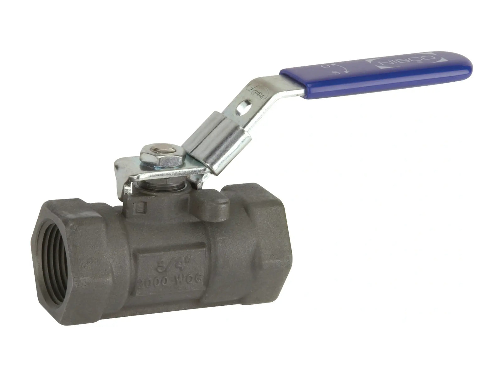 NIBCO NL941JDP, 2in. One-Piece Carbon Steel Ball Valve Reduced Port, SS Trim T-560-CSR-66-LL