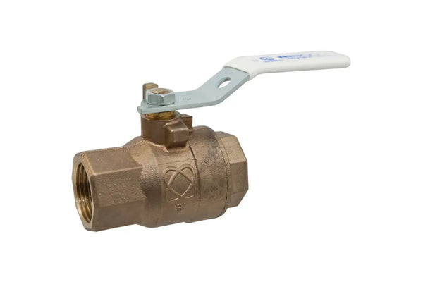 NIBCO NL950X5, T-585-80-LF 3/8 Two-Piece Bronze Ball Valve - Lead-Free*, Full Port, Threaded