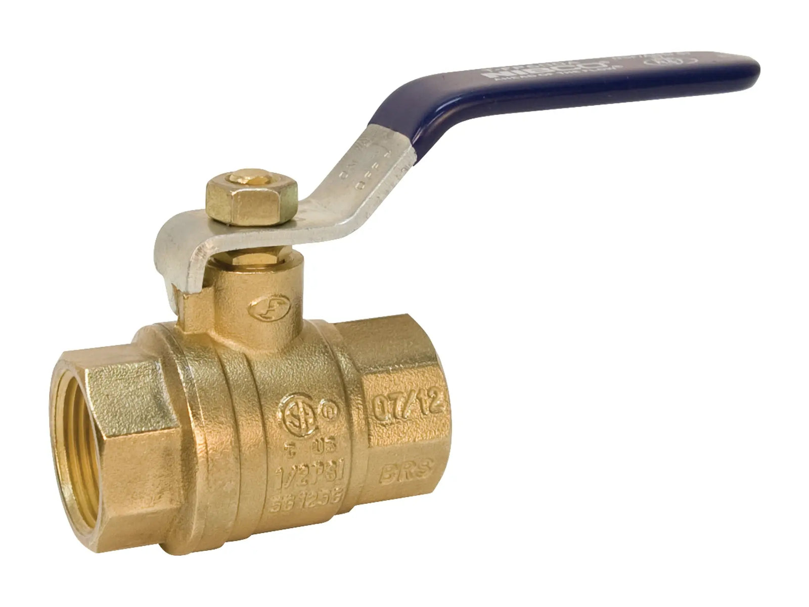 NIBCO NL998HC, 1-1/2 in. Ball Valve Brass, Two-Piece, Full Port, NPT x NPT T-FP-600A