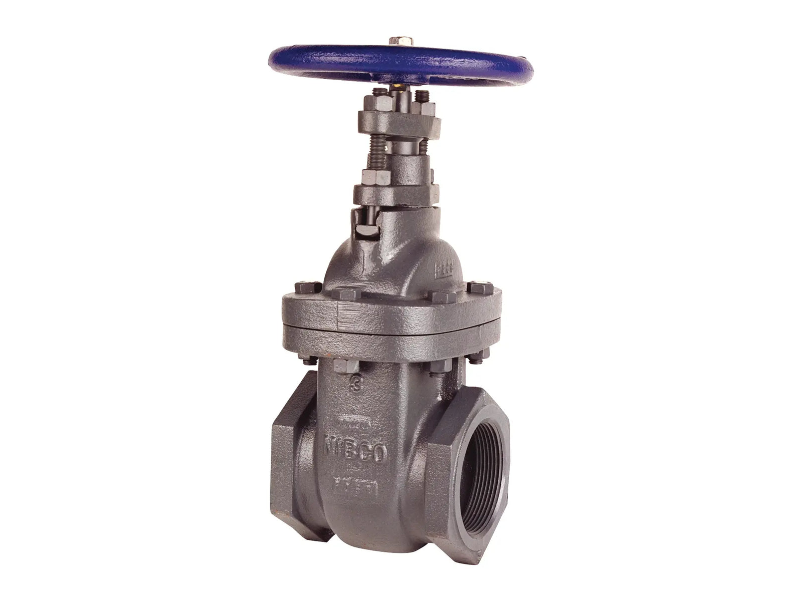 NIBCO NLAC00H, 4 in. Gate Valve Class 125, Cast Iron, Non-Rising Stem, Threaded T-619