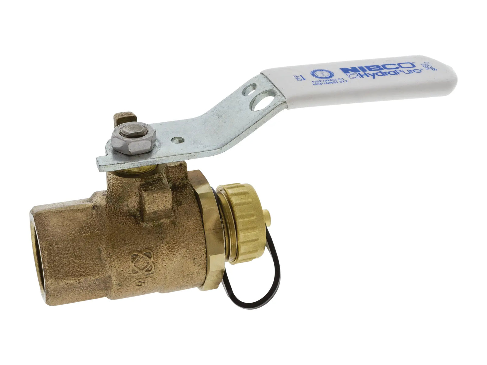 NIBCO NLB958X6, 1/2 in. x 3/4 in. Two-Piece Performance Bronze Ball Valve Lead-Free