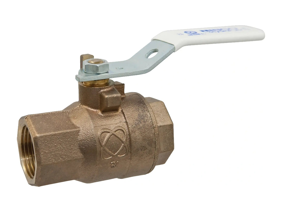NIBCO NLB95LXC, 1-1/2 in. x 1-1/2 in. Two-Piece Bronze Ball Valve Lead-Free