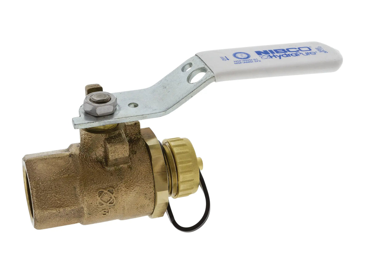 NIBCO NLB978X8, 3/4 in. x 3/4 in. Two-Piece Bronze Ball Valve Lead-Free