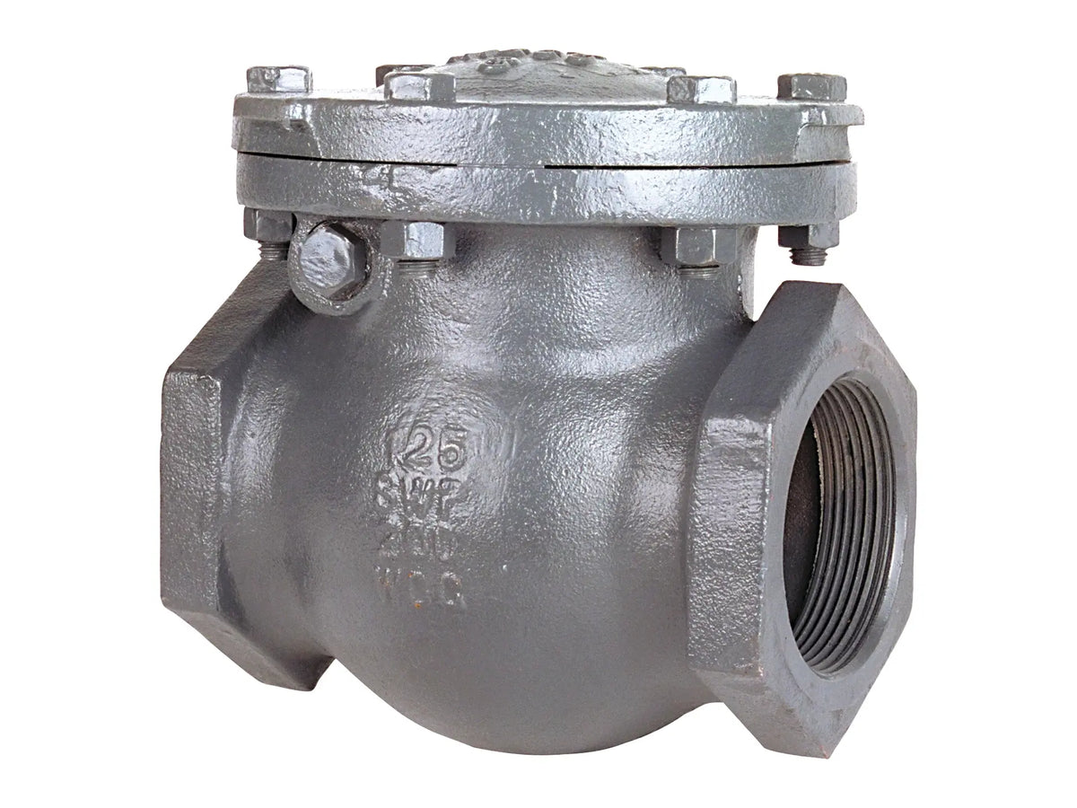 NIBCO NLE3U0E, 2-1/2 in. Check Valve , Cast Iron, Swing, Threaded T-918-B-LW