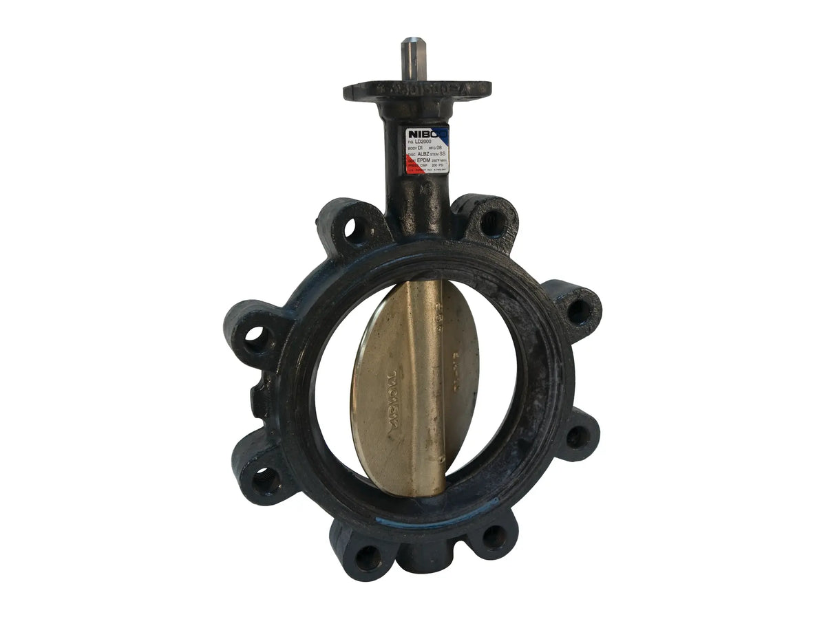 NIBCO NLG117L, 8 in. Butterfly Valve Ductile Iron, Lug Type, 200 PSI LD-2000-5