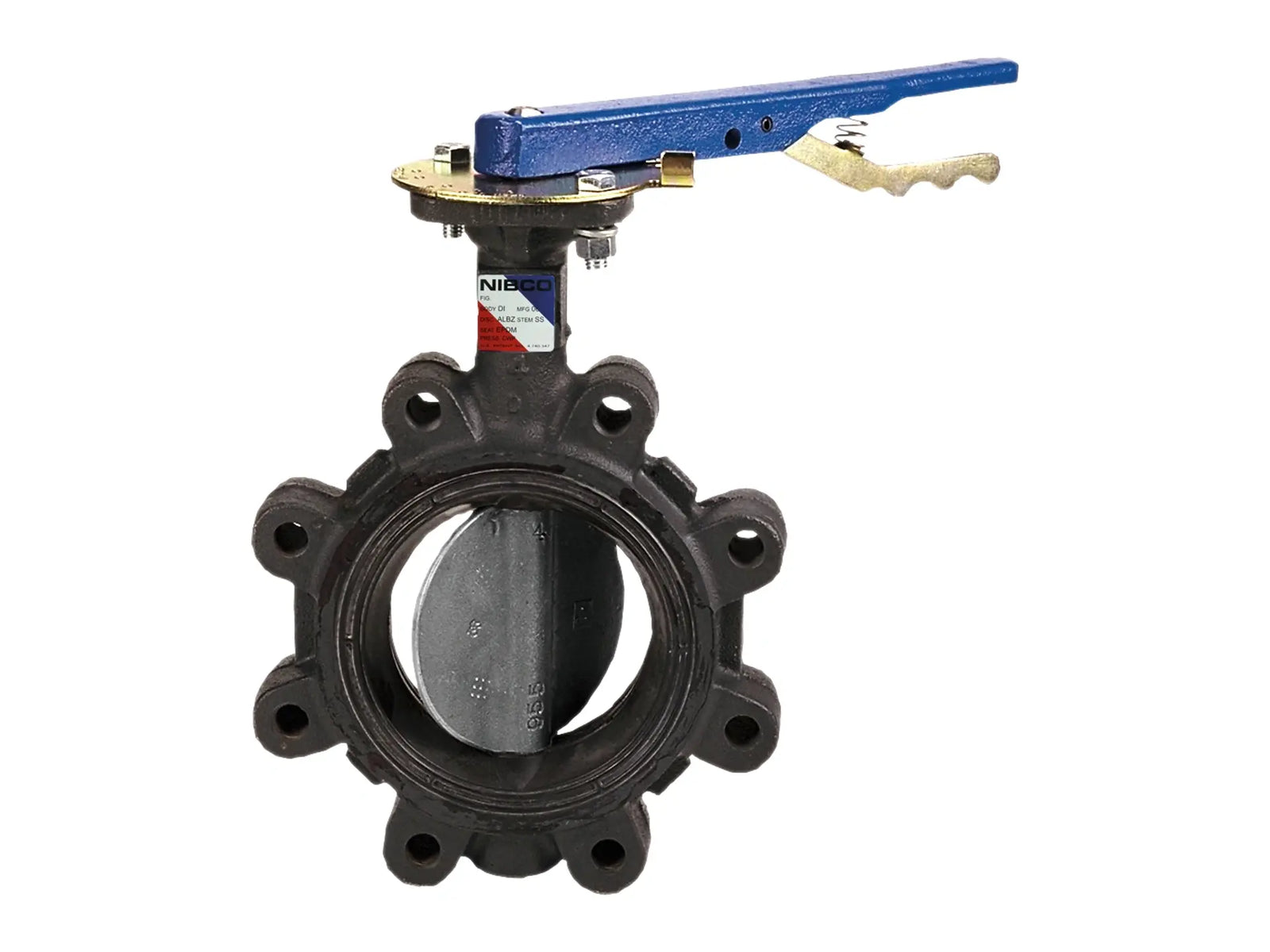 NIBCO NLG943L, 8 in. Butterfly Valve Ductile Iron, Lug Type, 285 PSI LD-5022-3