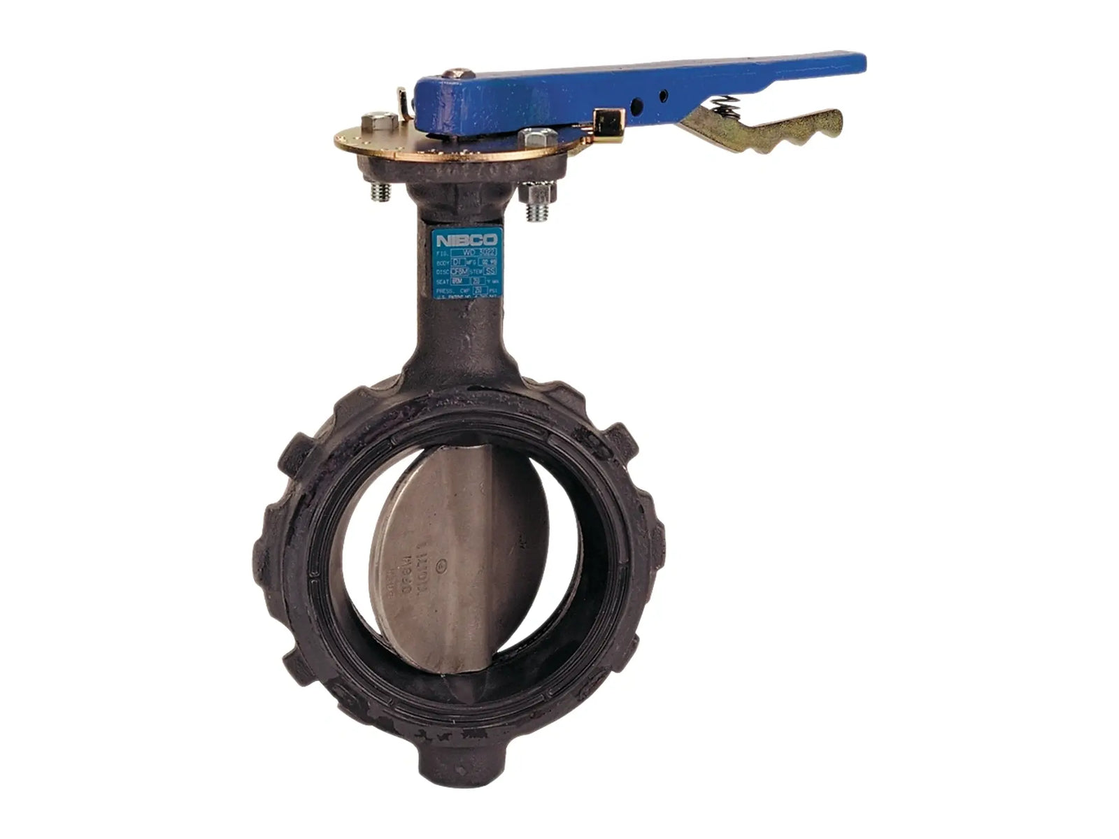 NIBCO NLH310L, 8 in. Butterfly Valve Ductile Iron, Wafer Type, 100 PSI, Actuated WD-L122-0
