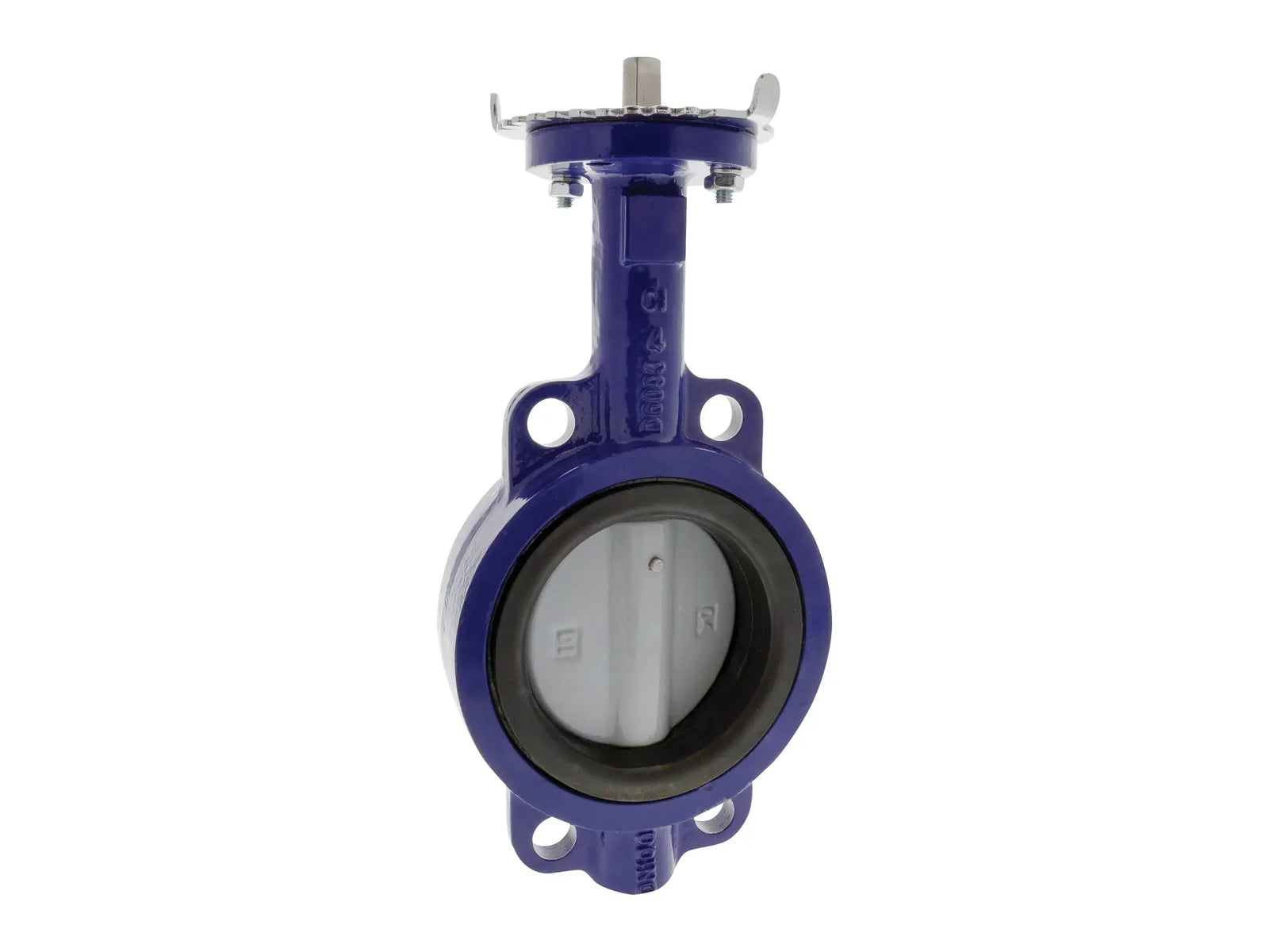 NIBCO NLJ383D, 2 in. Butterfly Valve, Cast Iron, Wafer, Nylon Bonded Ductile Iron Disc N200138LH