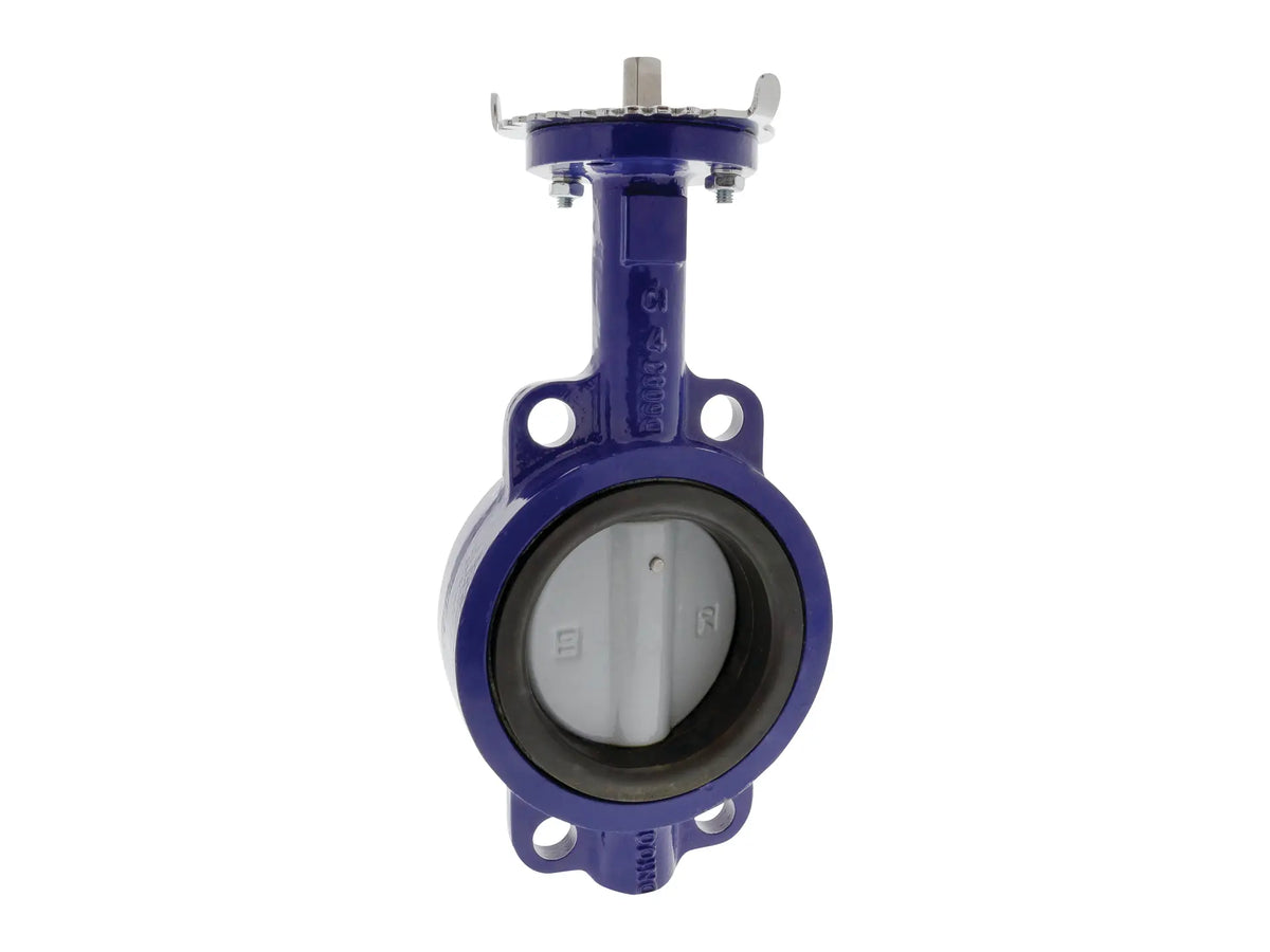 NIBCO NLJ393M, 10 in. Butterfly Valve, Cast Iron, Wafer, Nylon Bonded Ductile Iron Disc N200138GO